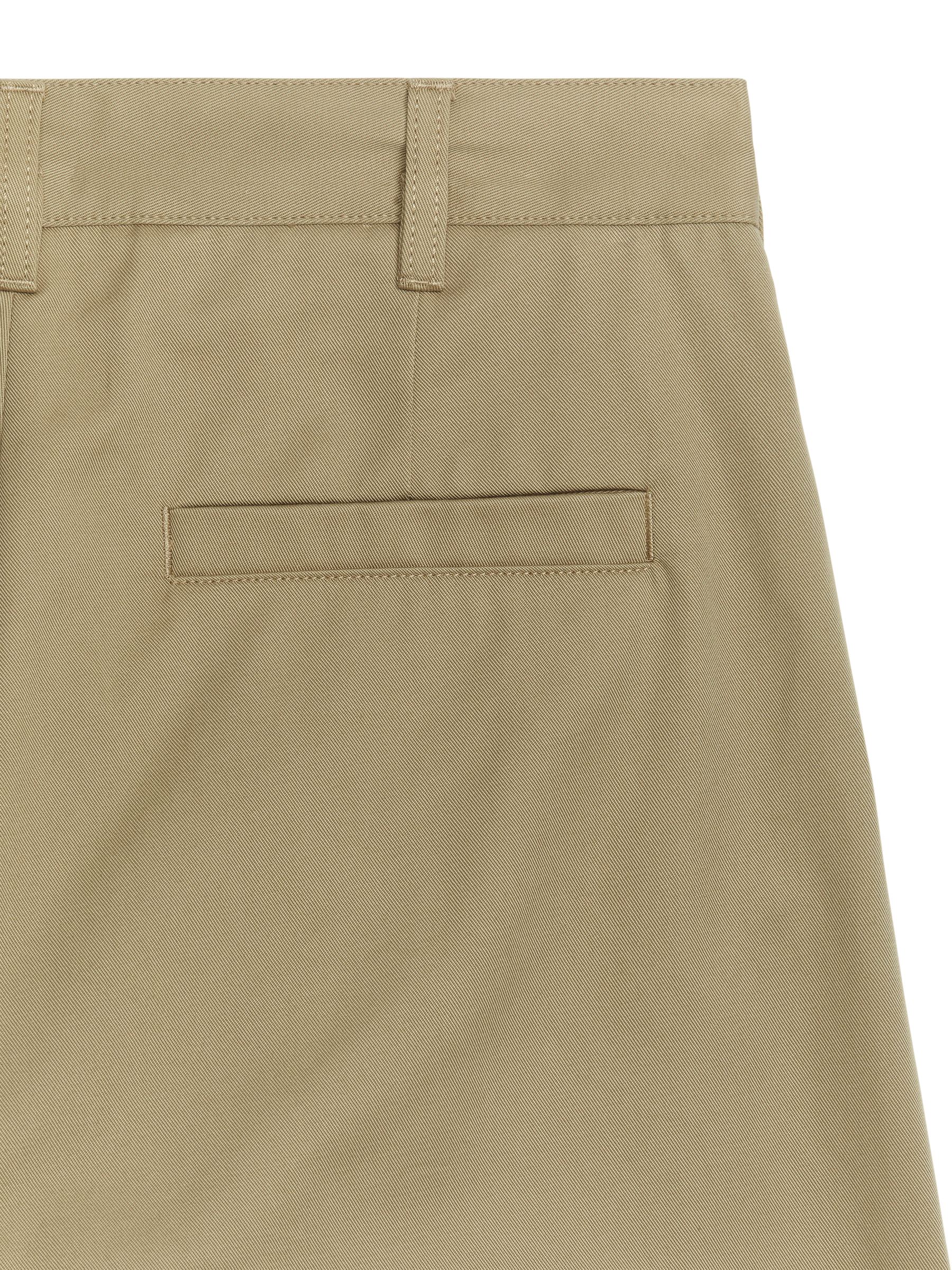Chino in cotone a gamba larga - Beige - Loose fit - Men - StillMedia/DescriptiveDetail - 1