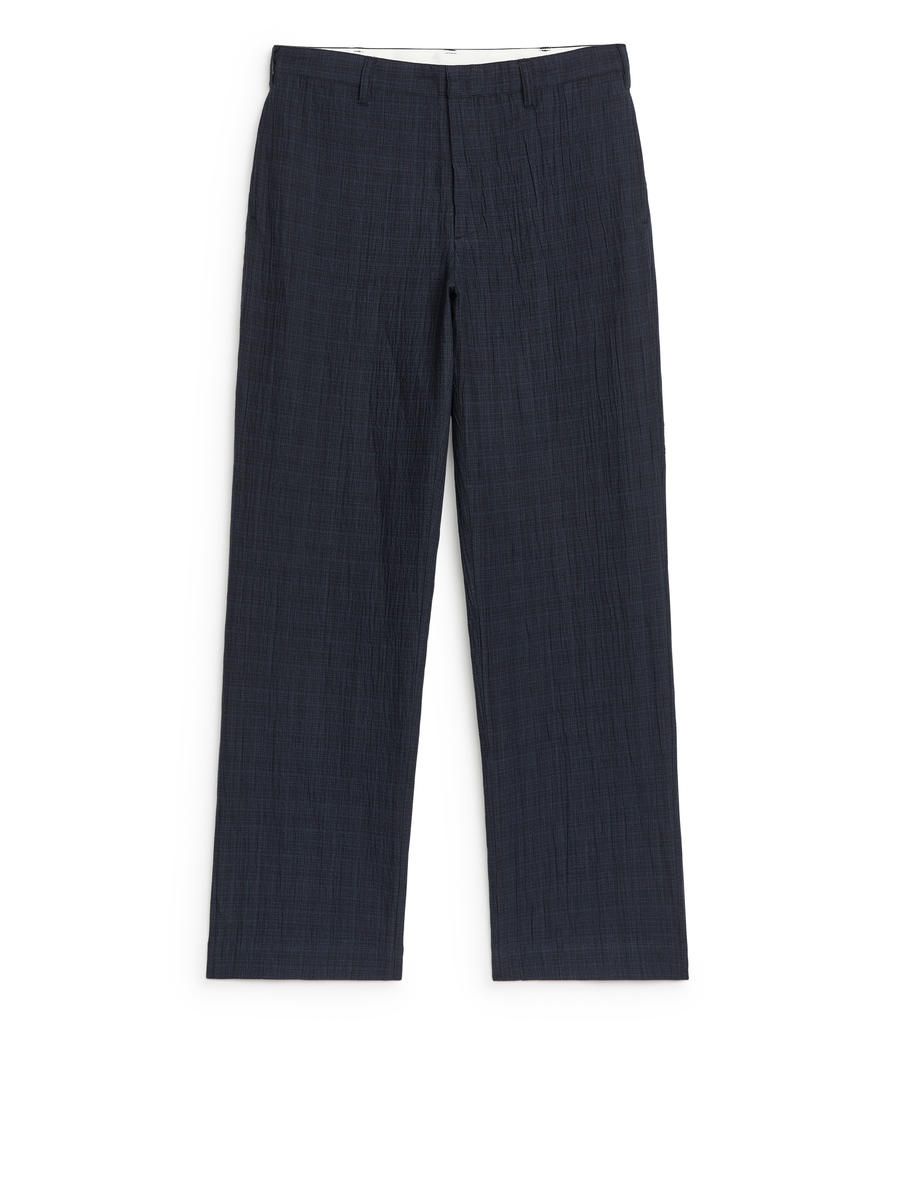 Seersucker Trousers-#272930-7198