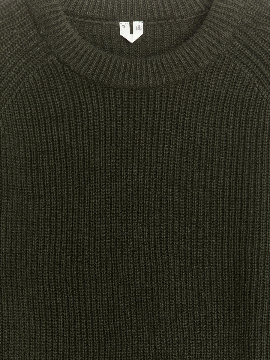 Pullover aus Leinen und Baumwolle-#30302A-7671