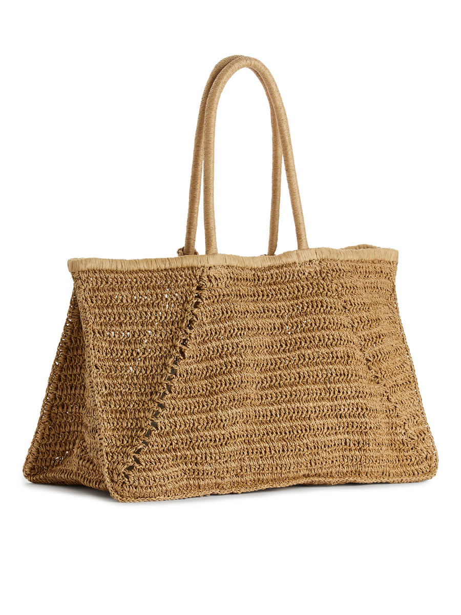 Straw Tote-#918265-11578