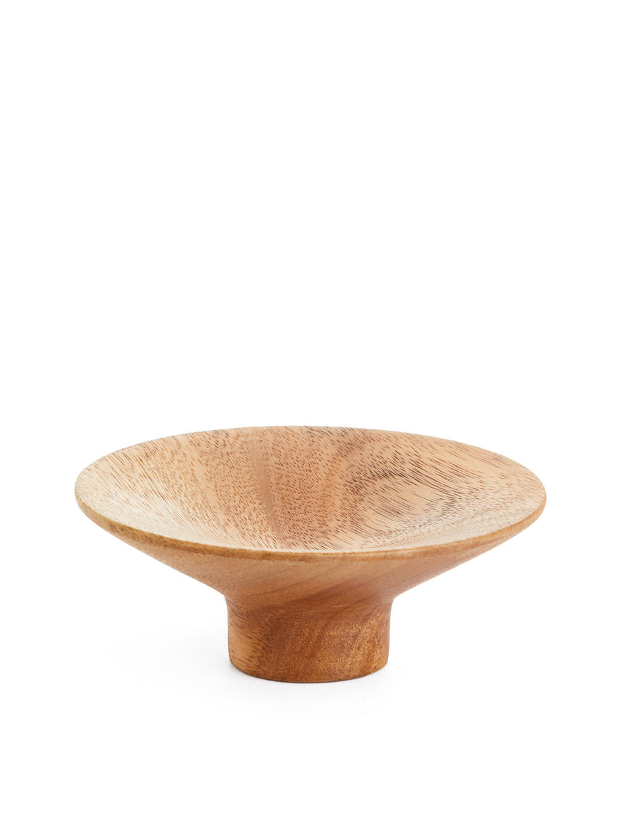 Small Wooden Bowl-#706248-12381