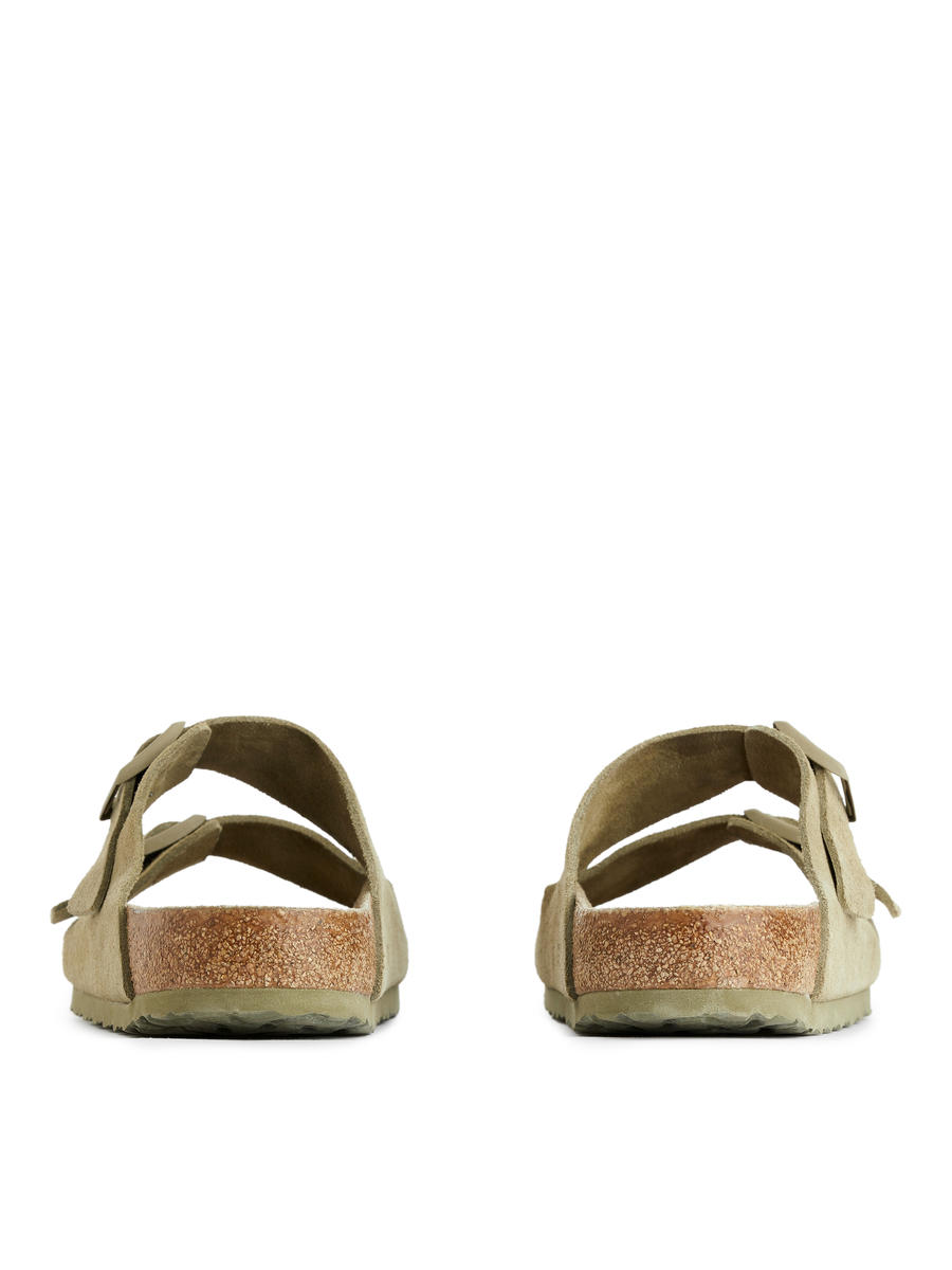 Birkenstock Arizona Suede Sandals-#A9997B-11989