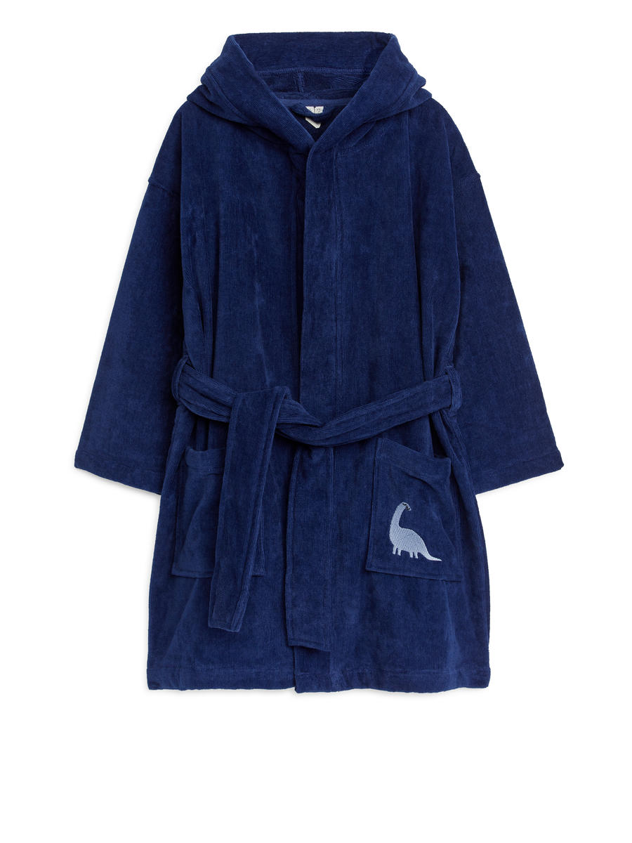 Cotton Terry Bathrobe-#333859-8770