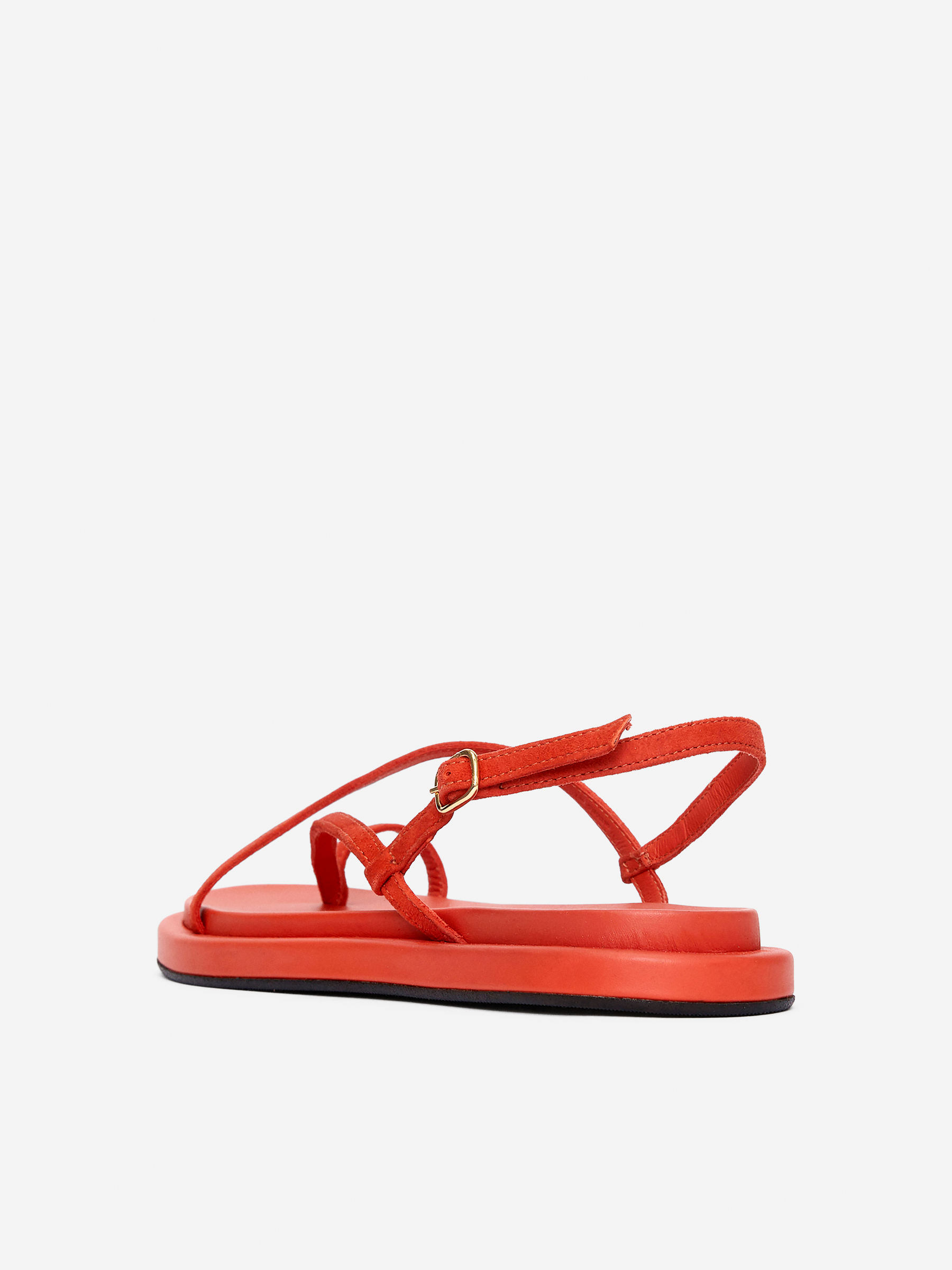 Sandalias de tiras de piel - Naranja - Women - StillMedia/DescriptiveStillLife - 5