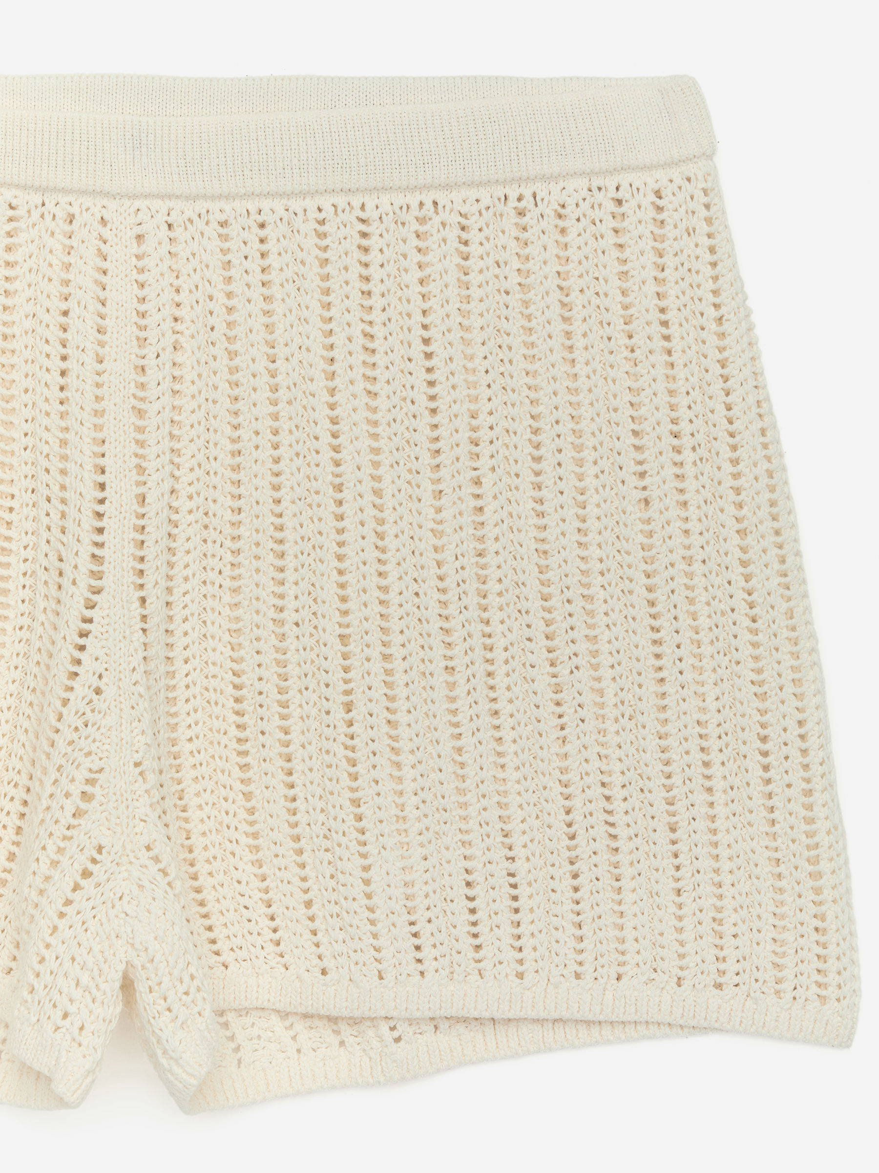 Mini Shorts - Off White - Regular fit - Women - StillMedia/DescriptiveDetail - 2