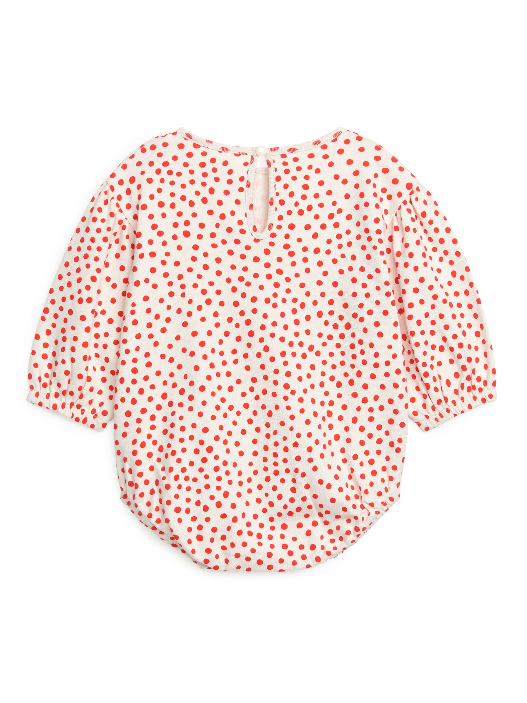 Jersey Romper - Off White/Bright Red - Corte relajado - Children - StillMedia/DescriptiveStillLife - 2