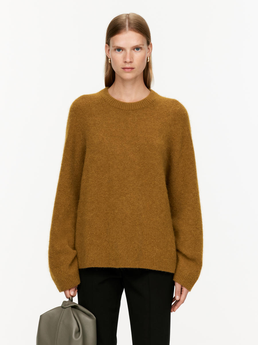 Alpaca-Wool Blend Jumper-#866733-12479