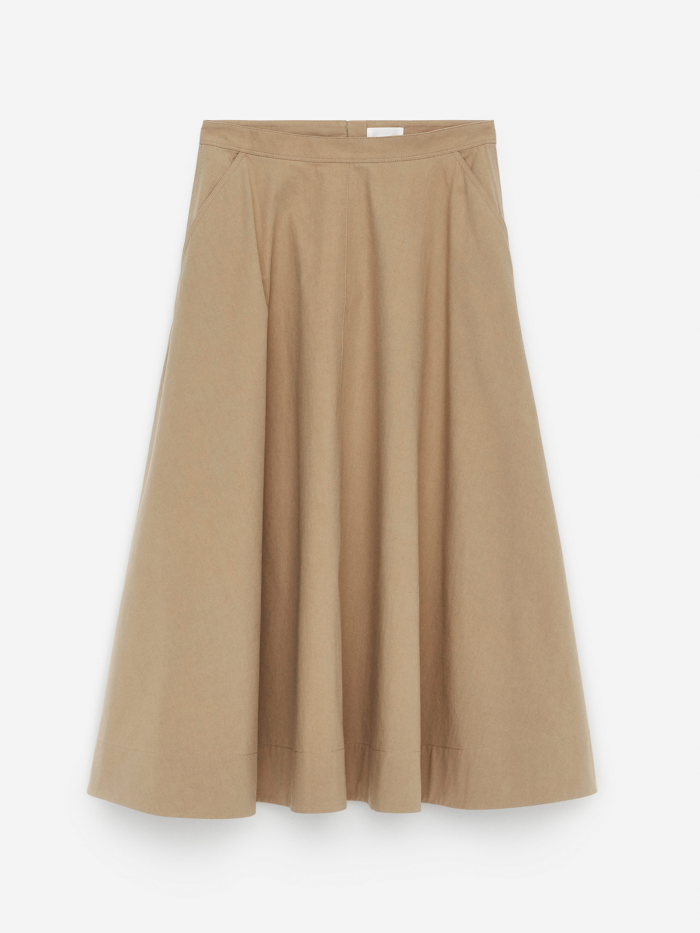 Maxi Poplin Skirt – Beige – Women – ARKET NL
