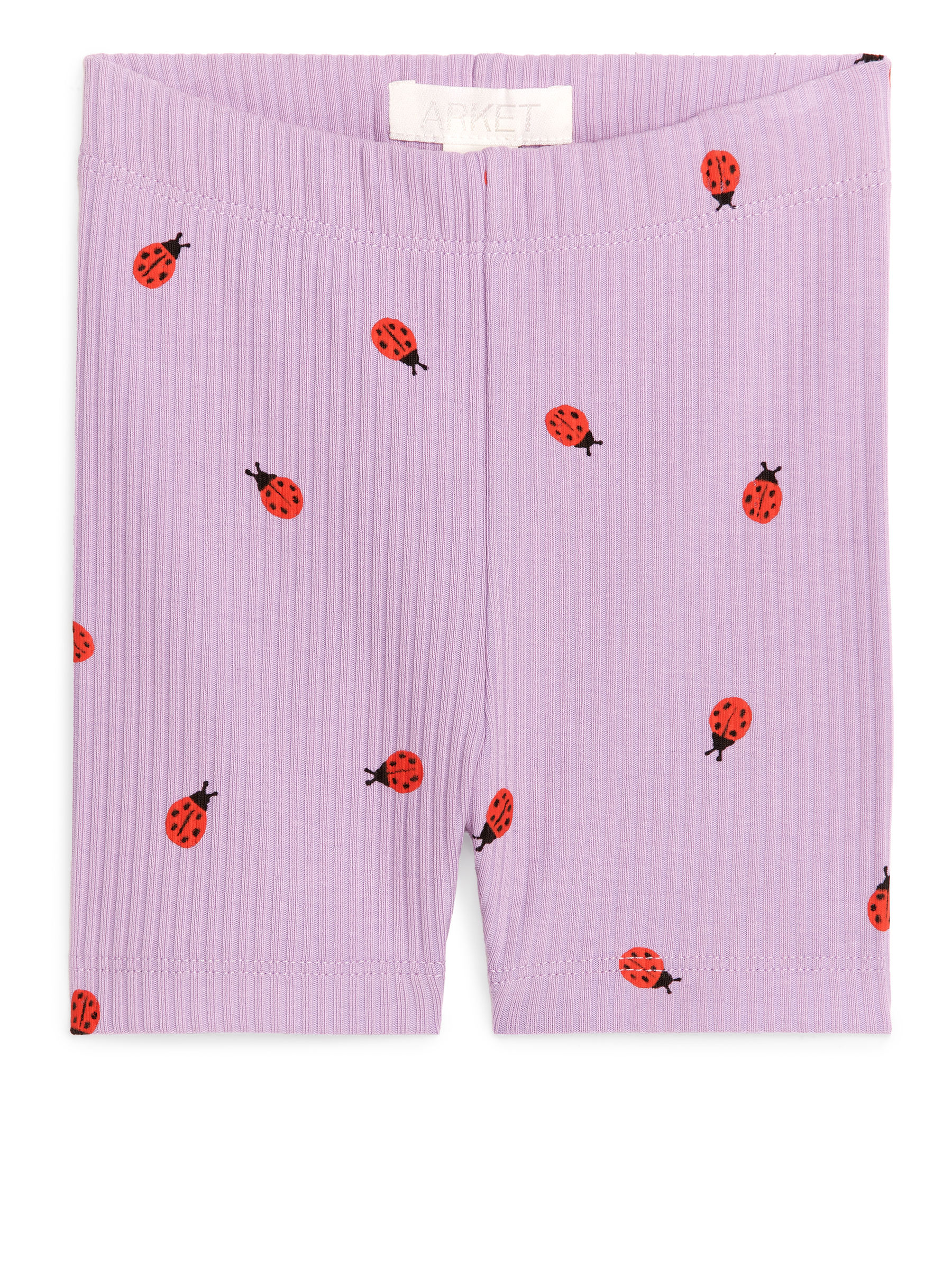 Jersey Bicycle Shorts - Lilac/Ladybirds - Regular fit - Children - StillMedia/DescriptiveStillLife - 2