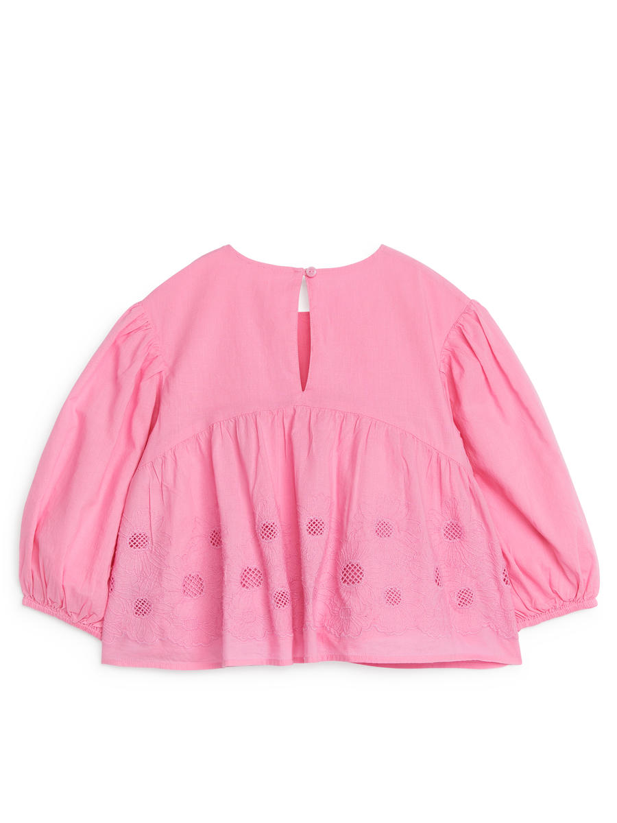 Puff Sleeve Blouse - Pink - Regular fit - Children - 1220560001