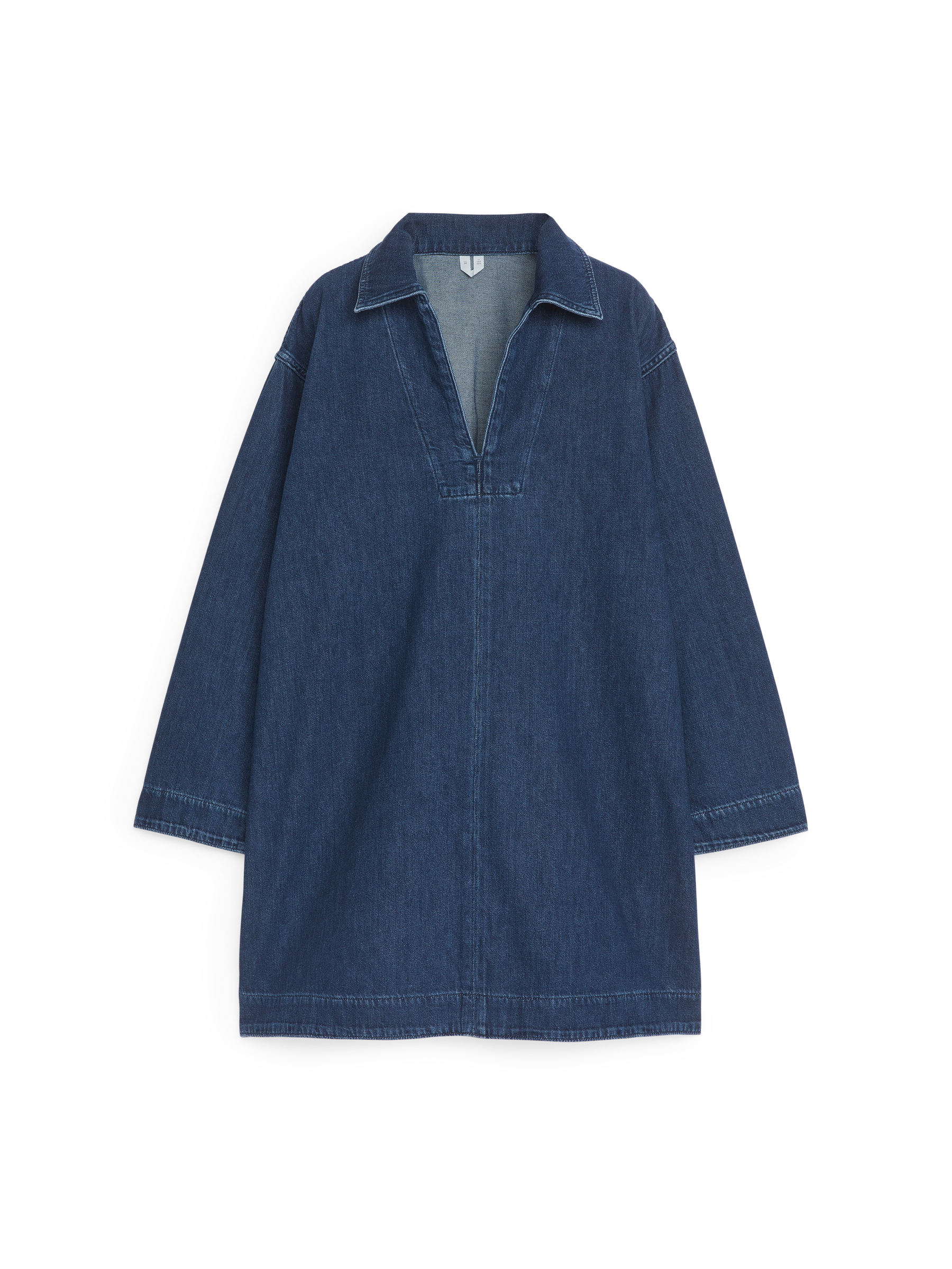 Denim Tunic - Dark Blue - Relaxed fit - Women - StillMedia/DescriptiveStillLife - 2