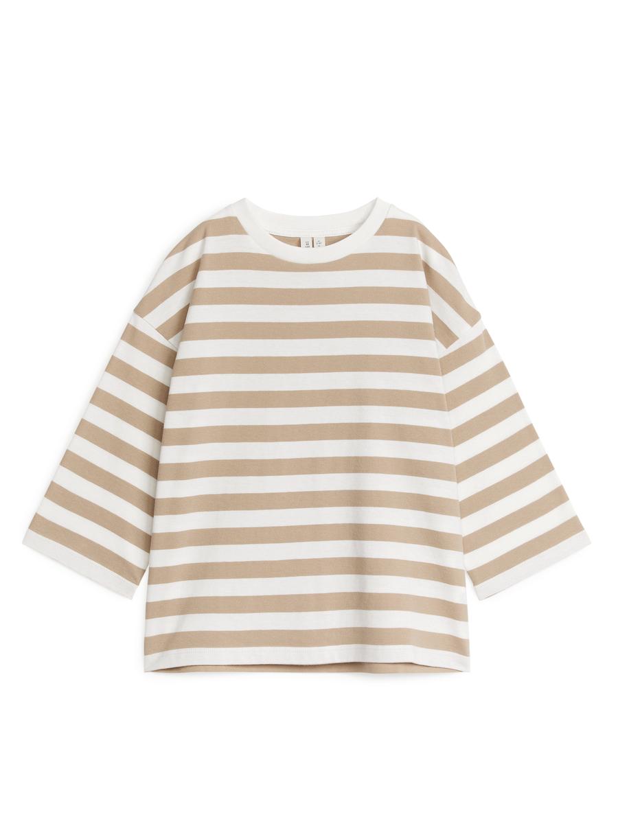 Oversized Long-Sleeved T-Shirt-#A49578-2463