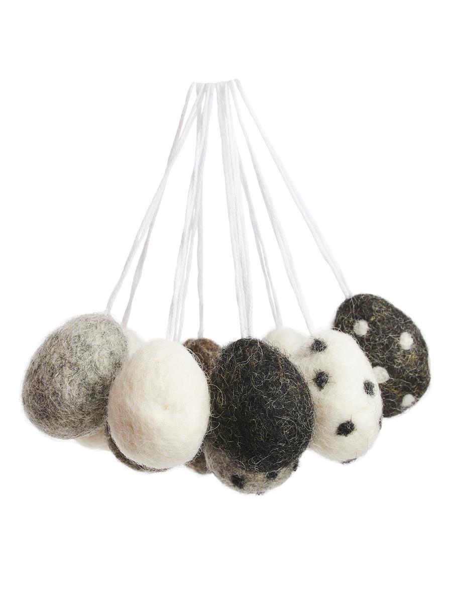 A World of Craft Easter Ornaments - Black/White - Homeware - 0892374001