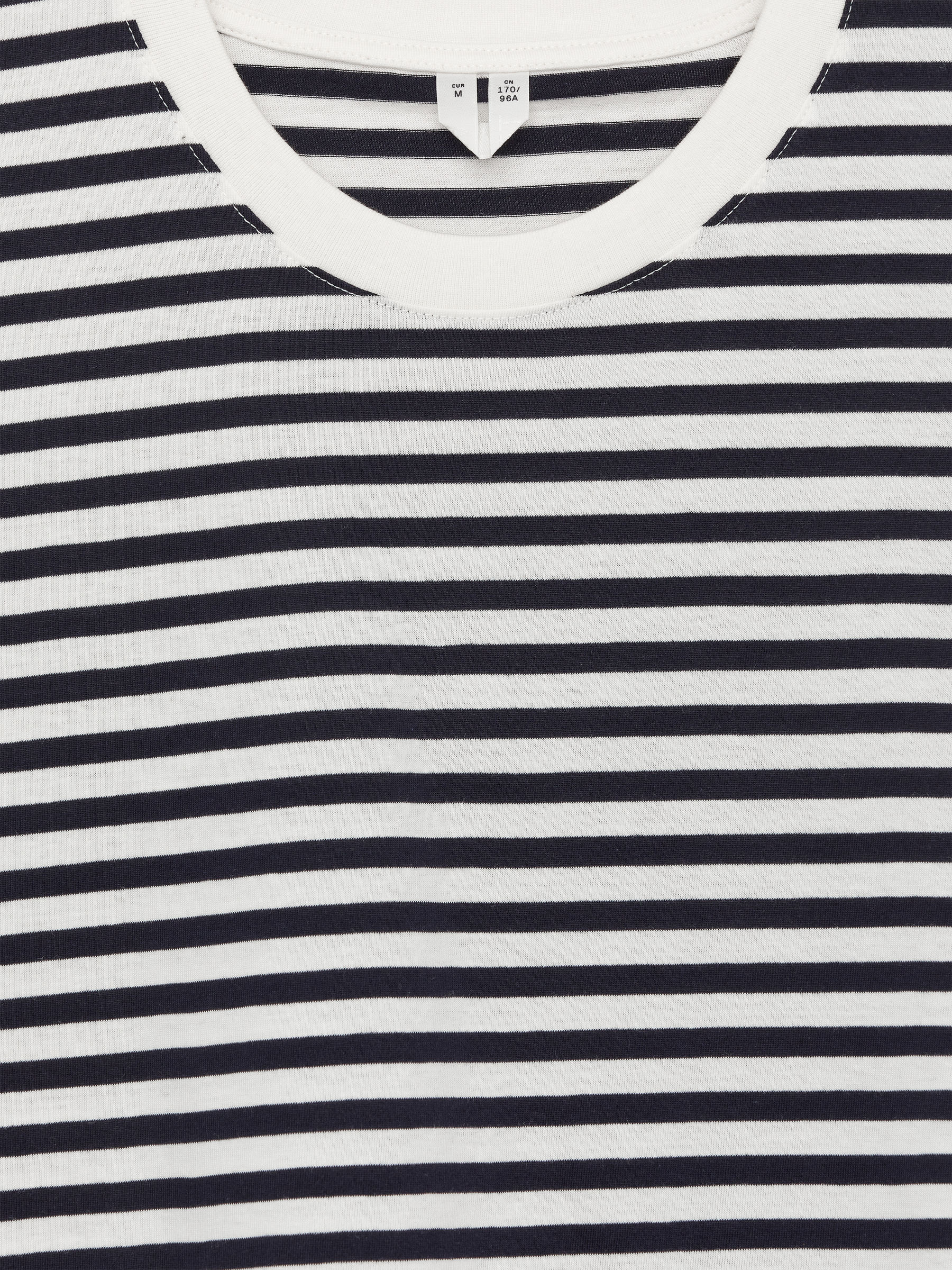 LILY Lightweight T-Shirt - White/Dark Blue - Regular fit - Women - StillMedia/DescriptiveDetail - 1