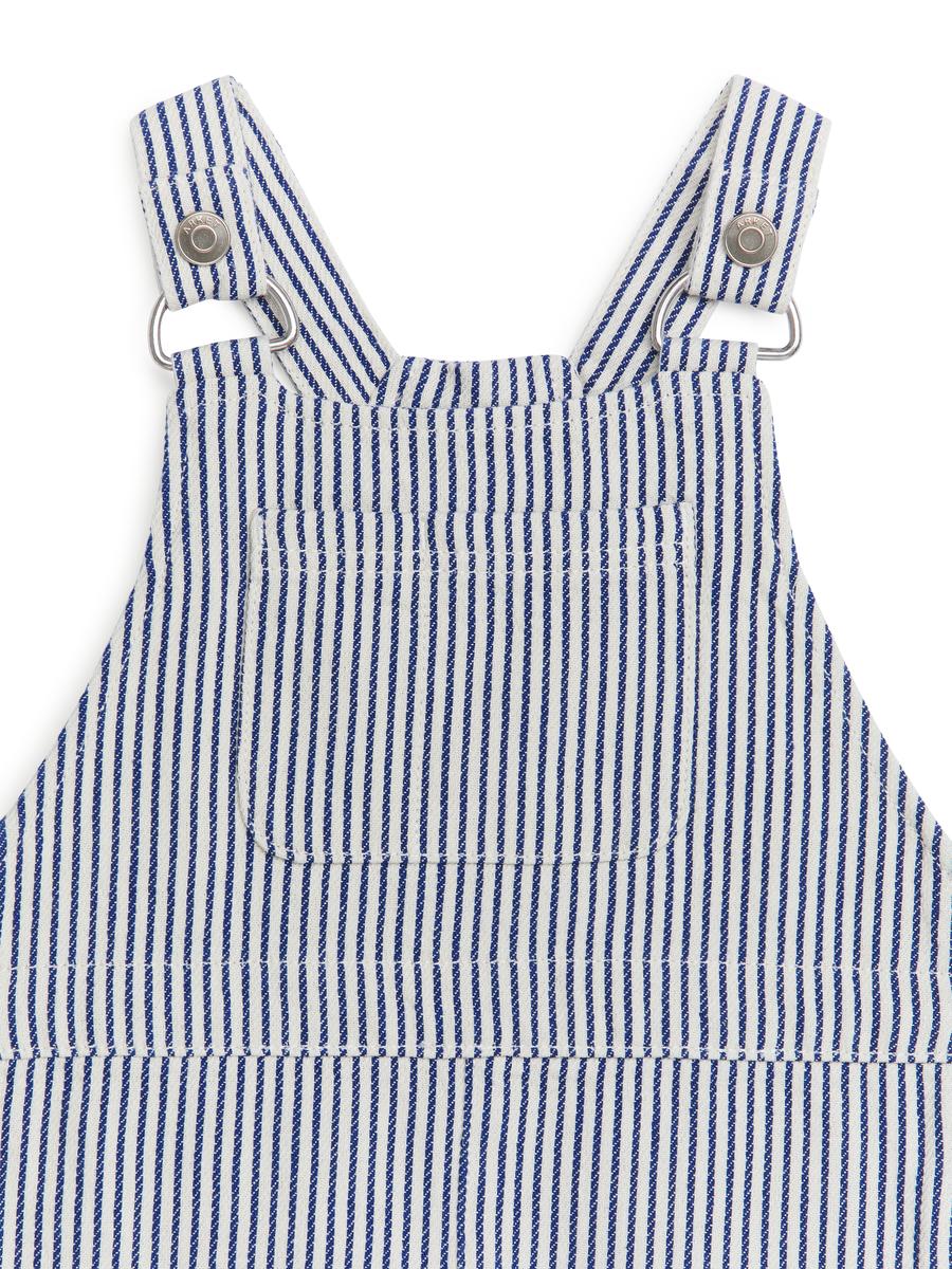 Striped Baby Dungarees-#333859-4662