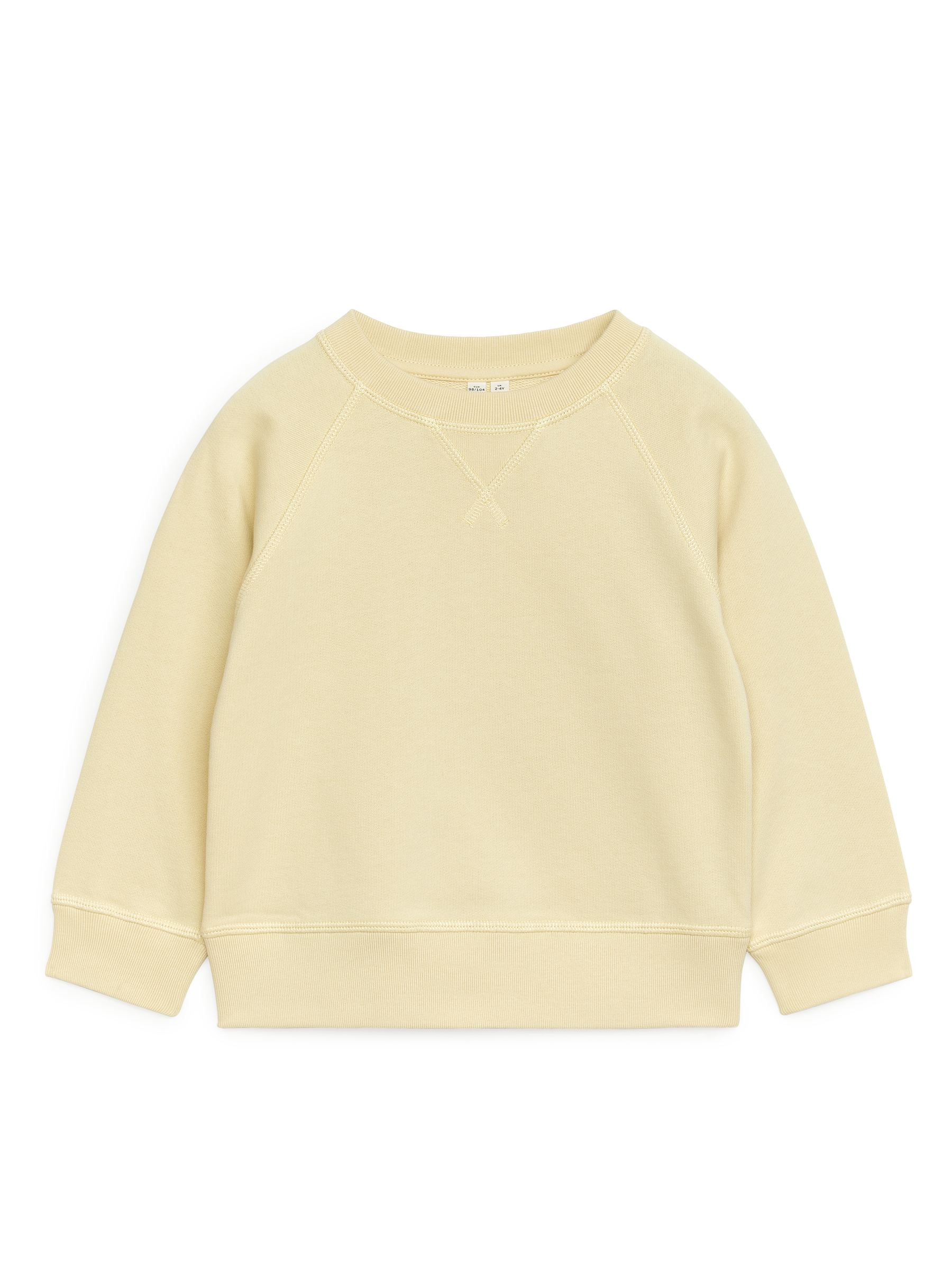 Crew-Neck Sweatshirt - Dusty Yellow - Regular fit - Children - StillMedia/DescriptiveStillLife - 1