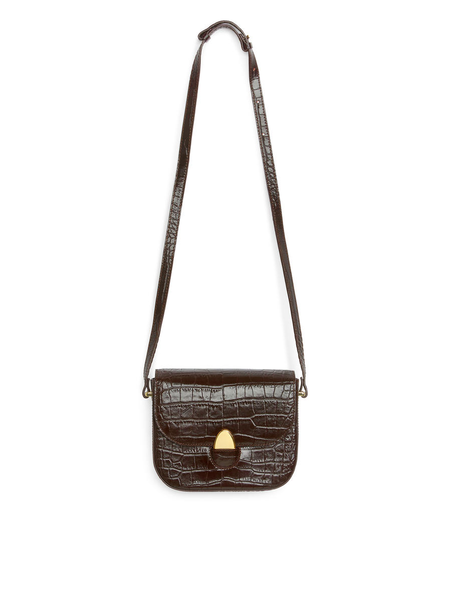 Leather Shoulder Bag-#554938-7741