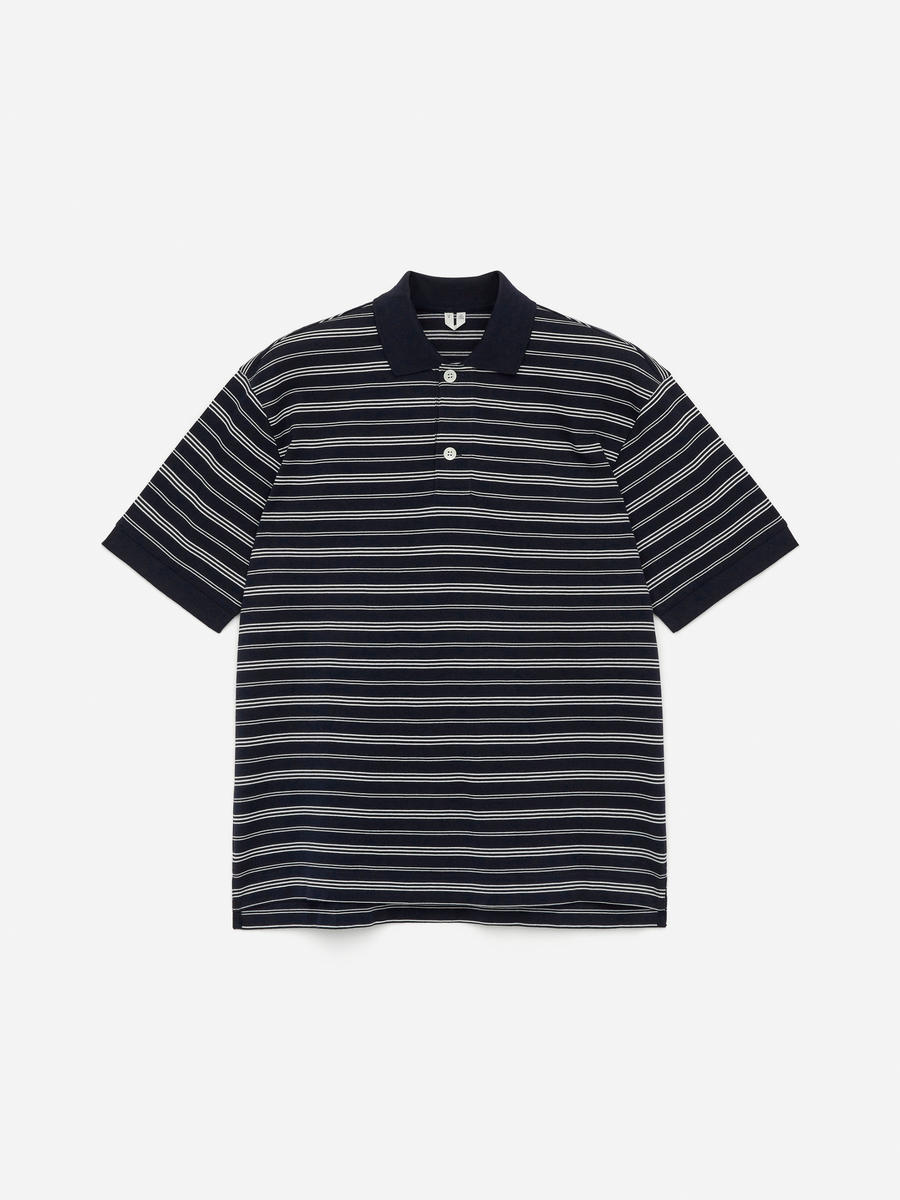 ARKET Men's  Cotton Polo Shirt Blue,  size S