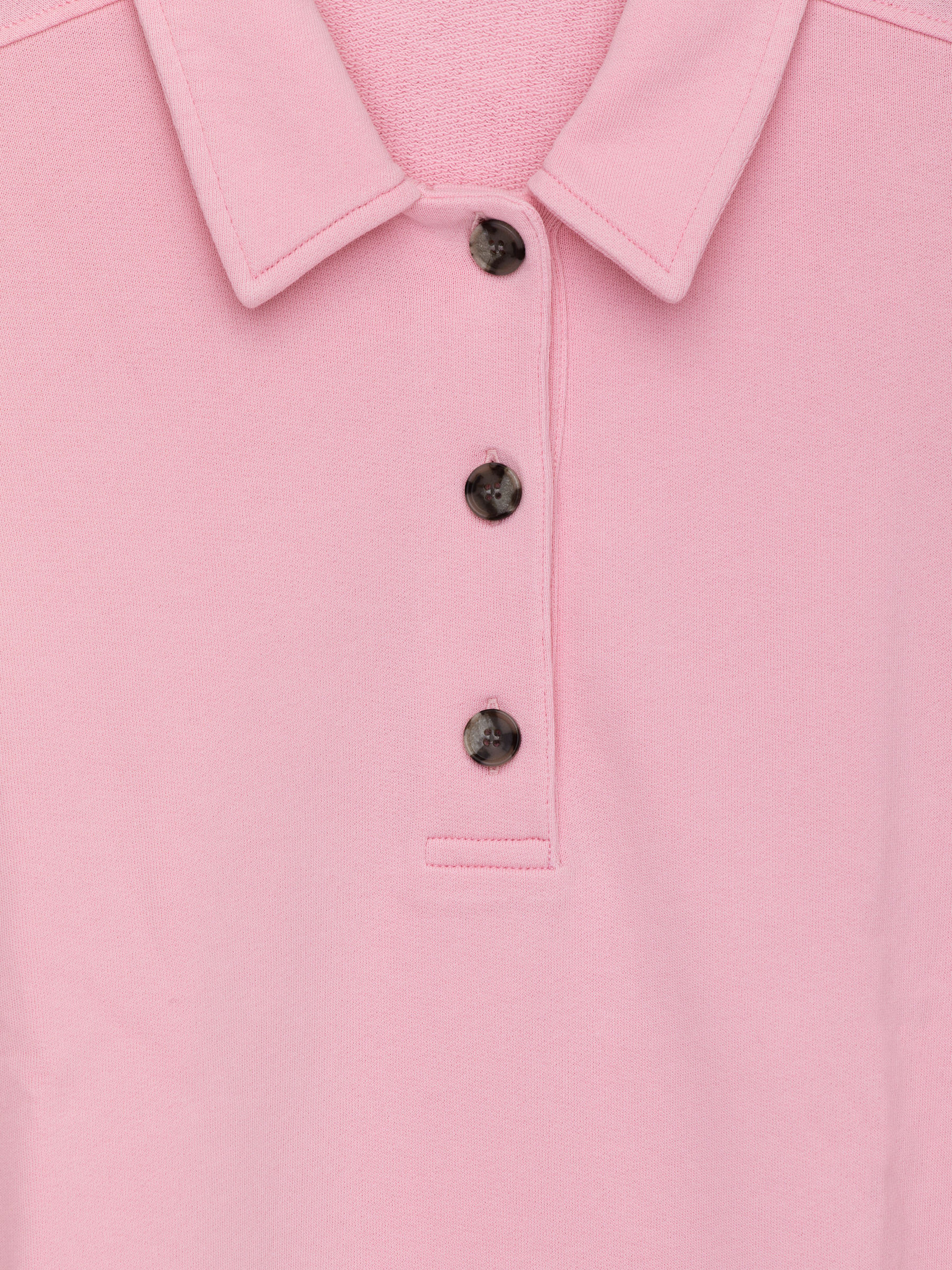 Polo Sweatshirt - Pink - Regular fit - Women - StillMedia/DescriptiveDetail - 1
