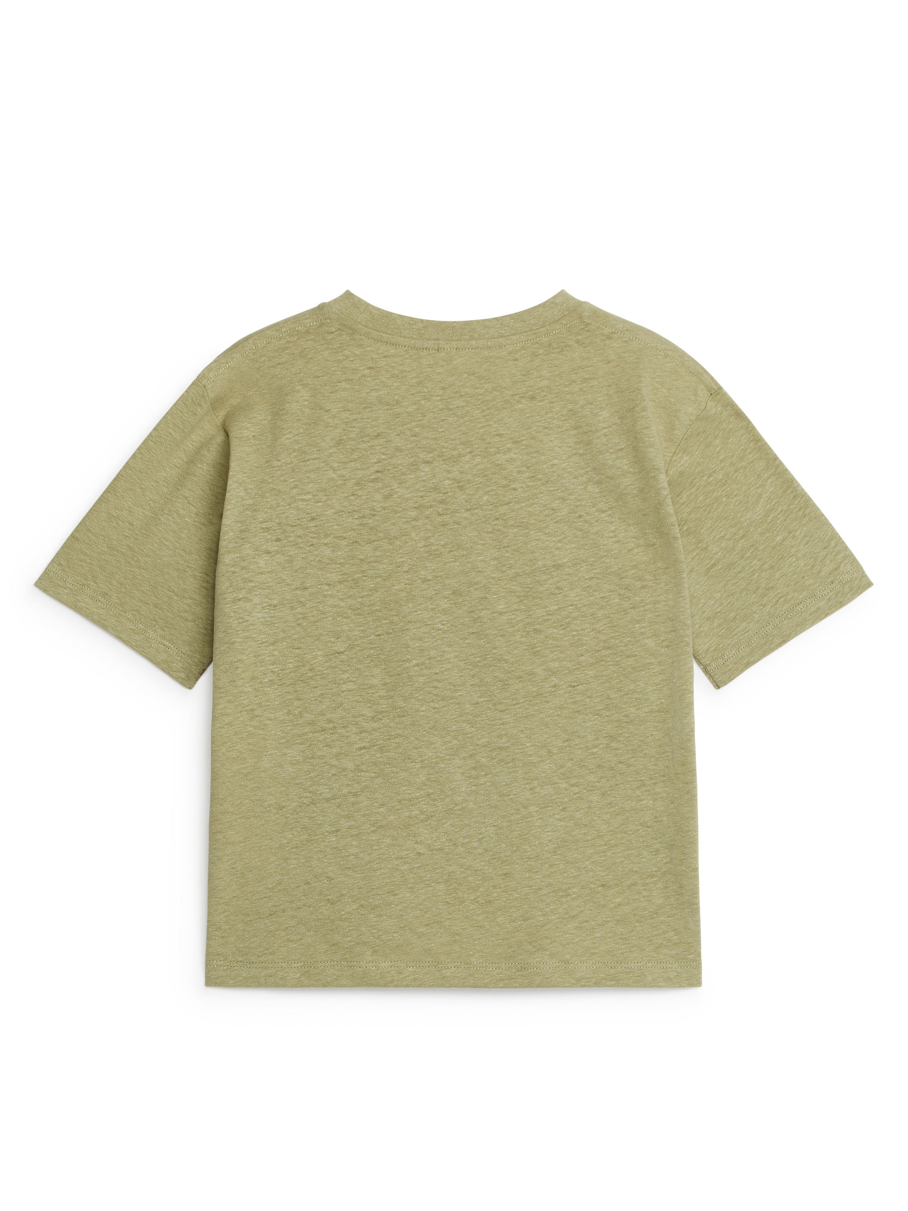 Legeres T-Shirt aus Leinenmix - Khaki - Loose Fit - Kinder - StillMedia/DescriptiveStillLife - 2