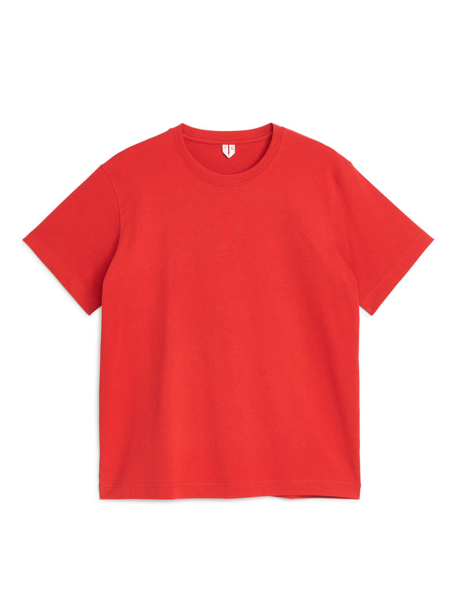 Midweight T-Shirt - Red - Regular fit - Men - 0527611086