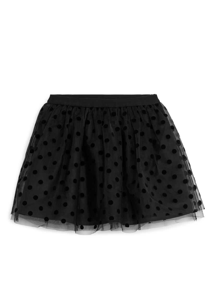 Tulle Skirt-#272628-6414