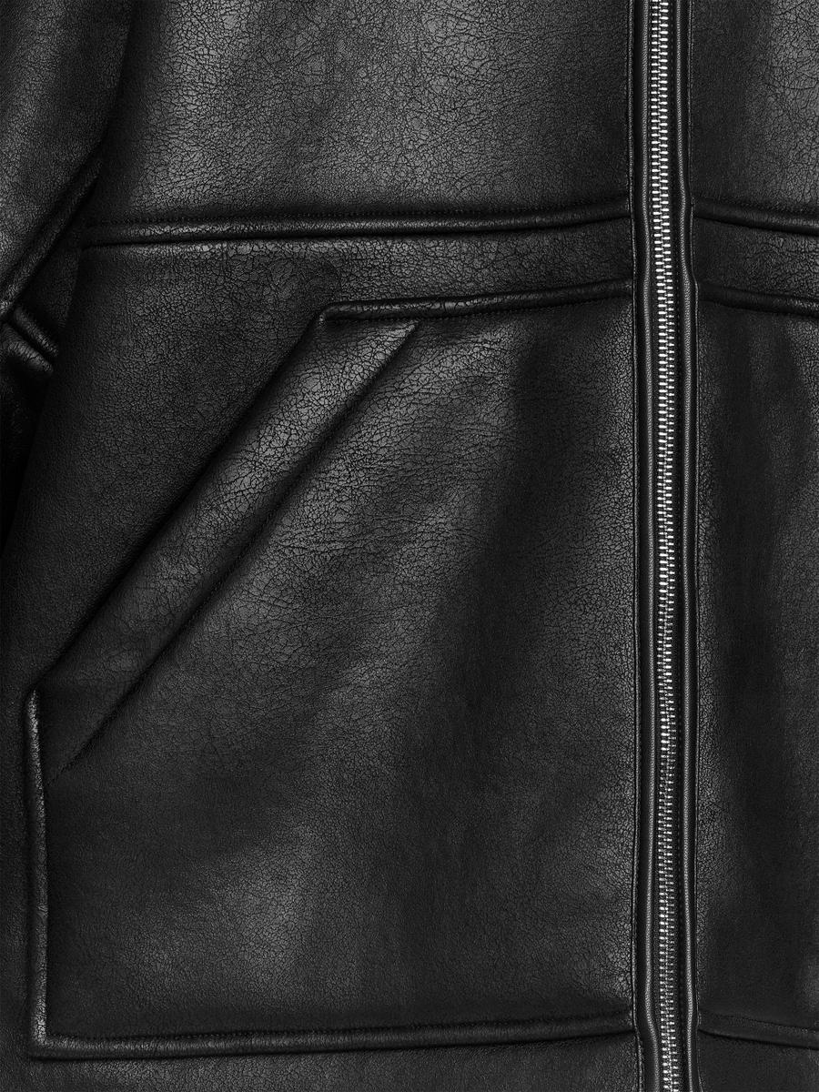 Coated Moleskin Jacket-#272628-5702