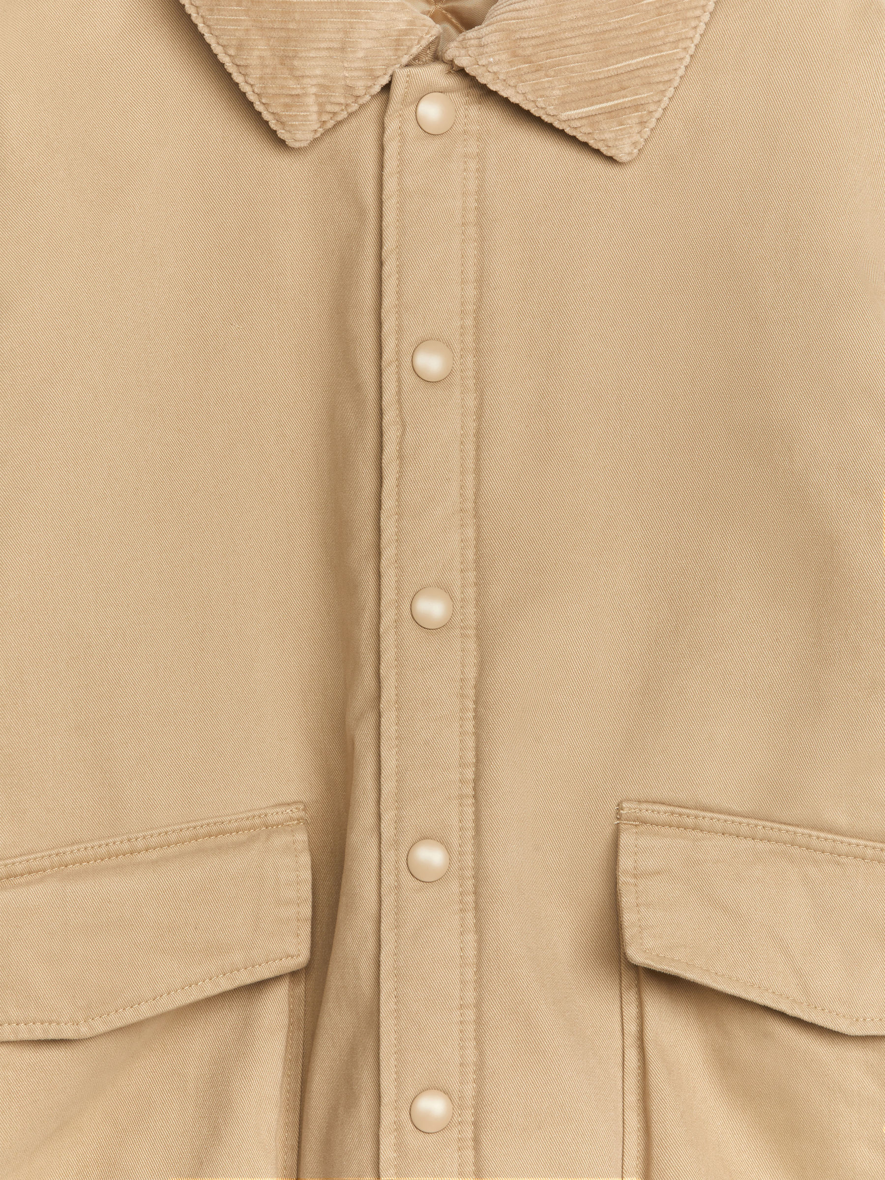 Corduroy Collar Jacket - Beige - Regular fit - Children - StillMedia/DescriptiveDetail - 1