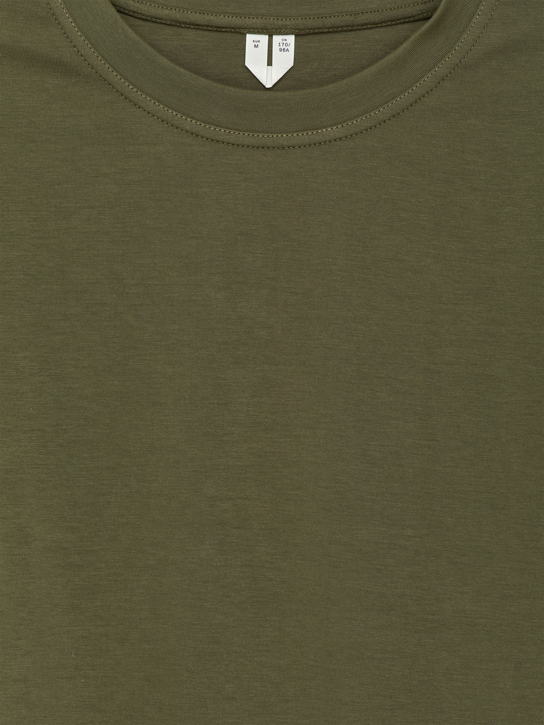 T-shirt OPAL interlock - Verde kaki - Oversize - Women - StillMedia/DescriptiveDetail - 1