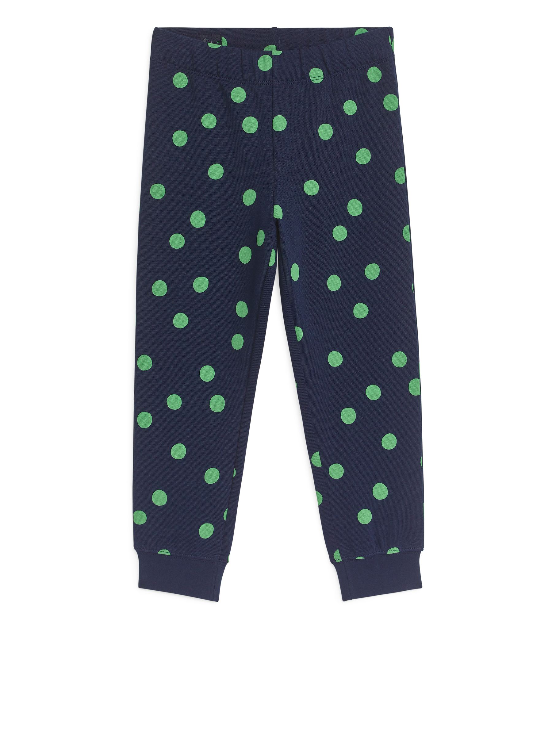 Pantaloni da tuta in cotone - Blu navy/Verde - Regular fit - Children - StillMedia/DescriptiveStillLife - 2