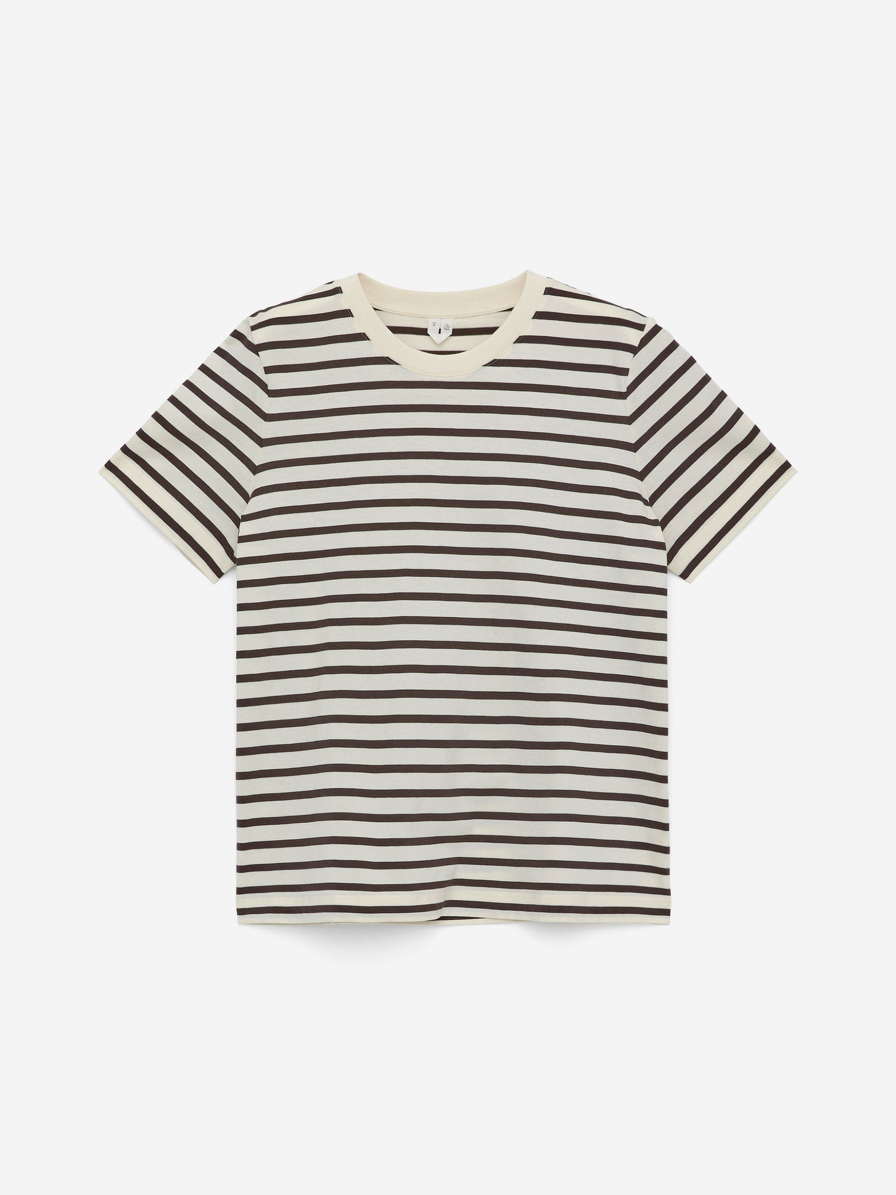 LILY Signature T-Shirt - Brown/Off White - Regular fit - Women - StillMedia/DescriptiveStillLife - 1