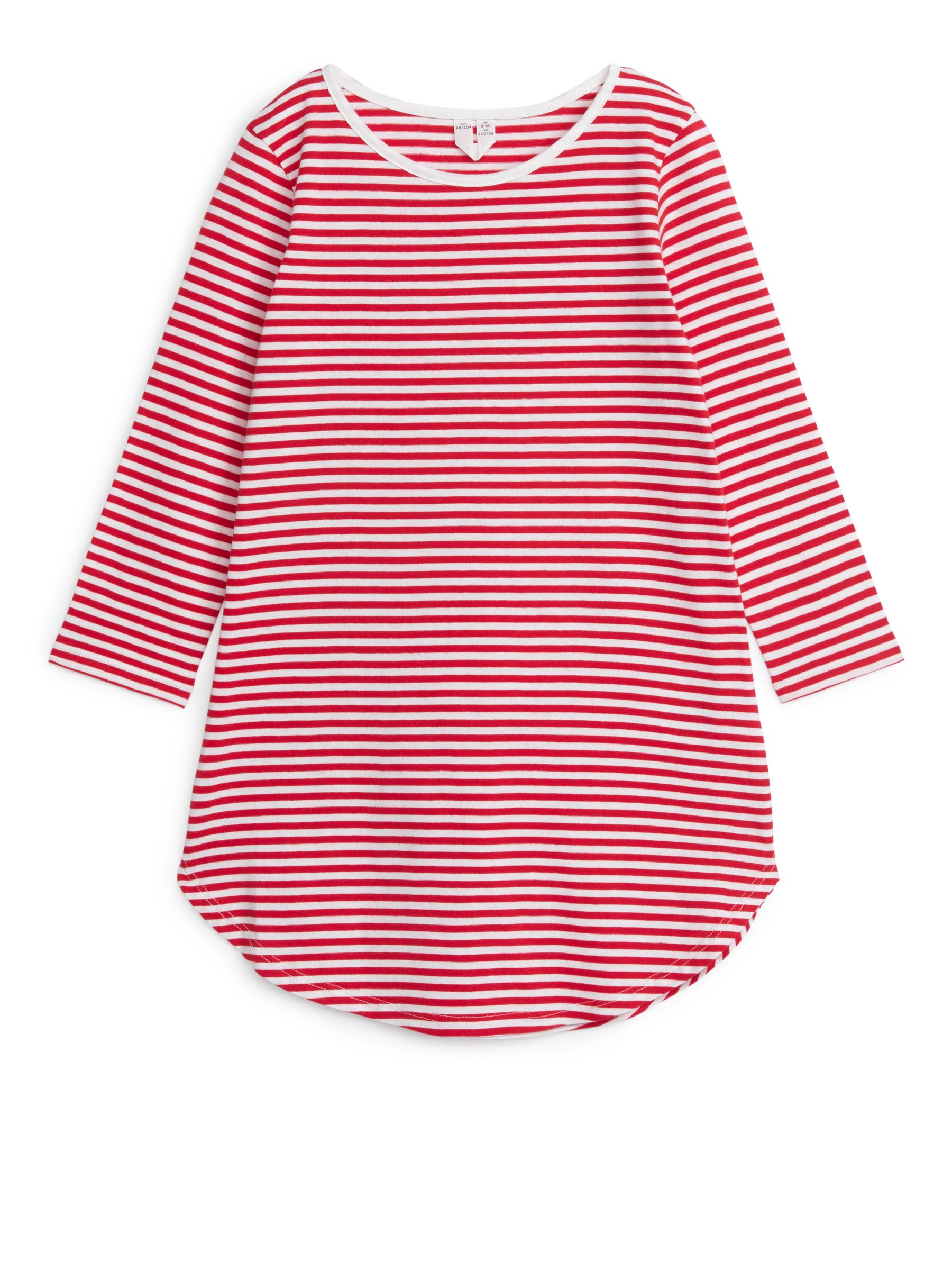 Camisón de punto de manga larga - Rojo/blanco - Corte estándar - Children - StillMedia/DescriptiveStillLife - 3