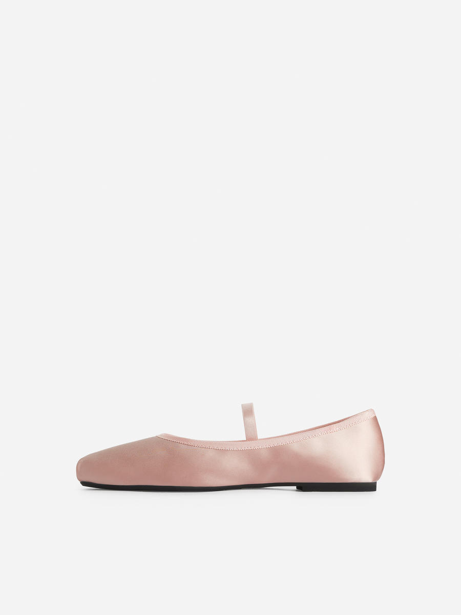 Satin Ballerinas-#E6D8C7-13312