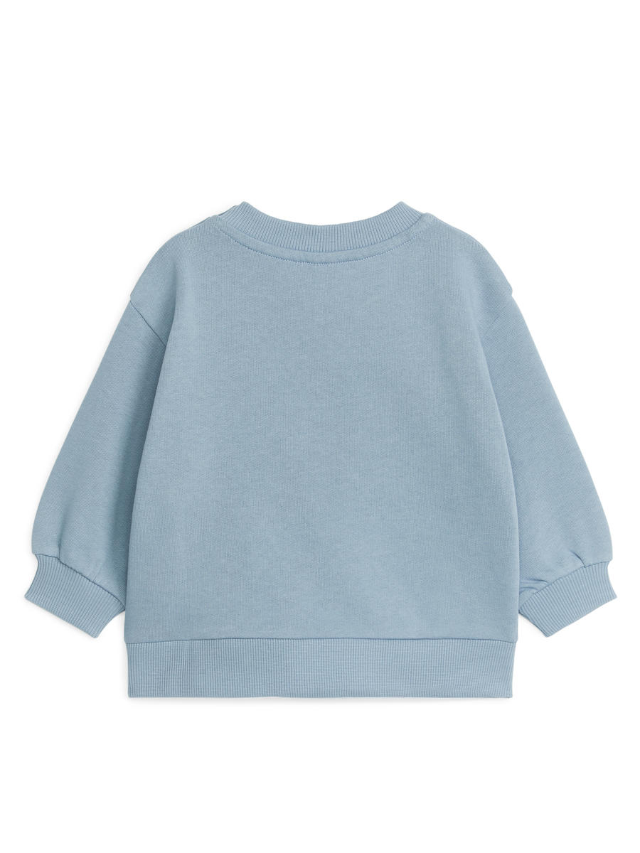 Sweatshirt aus Baumwolle - Taubenblau - Regular Fit - Children - 1200417003