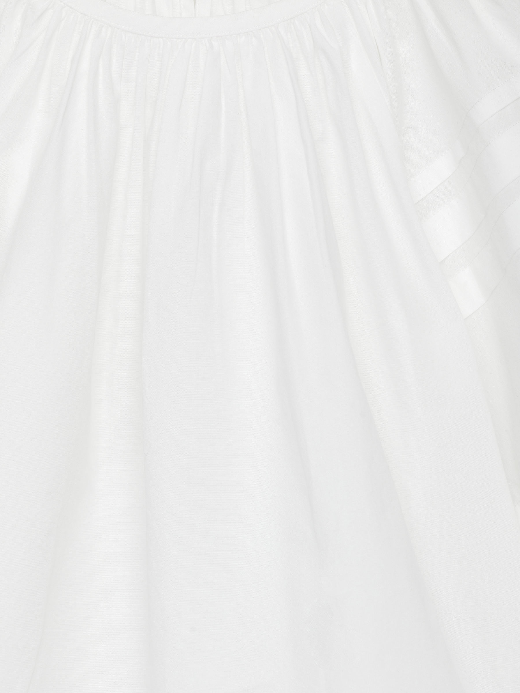 Tuck-Detailed Poplin Blouse - White - Regular fit - Children - StillMedia/DescriptiveDetail - 2