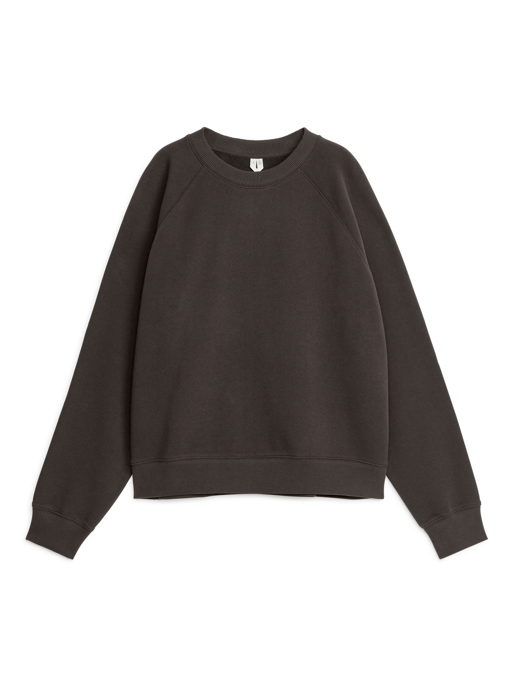 Soft French Terry Sweatshirt - Dark Brown - Loose fit - Women - StillMedia/DescriptiveStillLife - 1