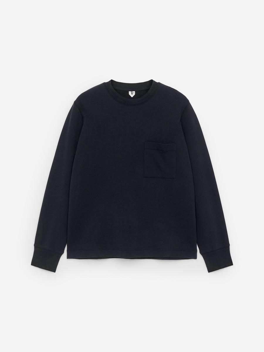 Straight-Cut Sweatshirt-#272930-14064