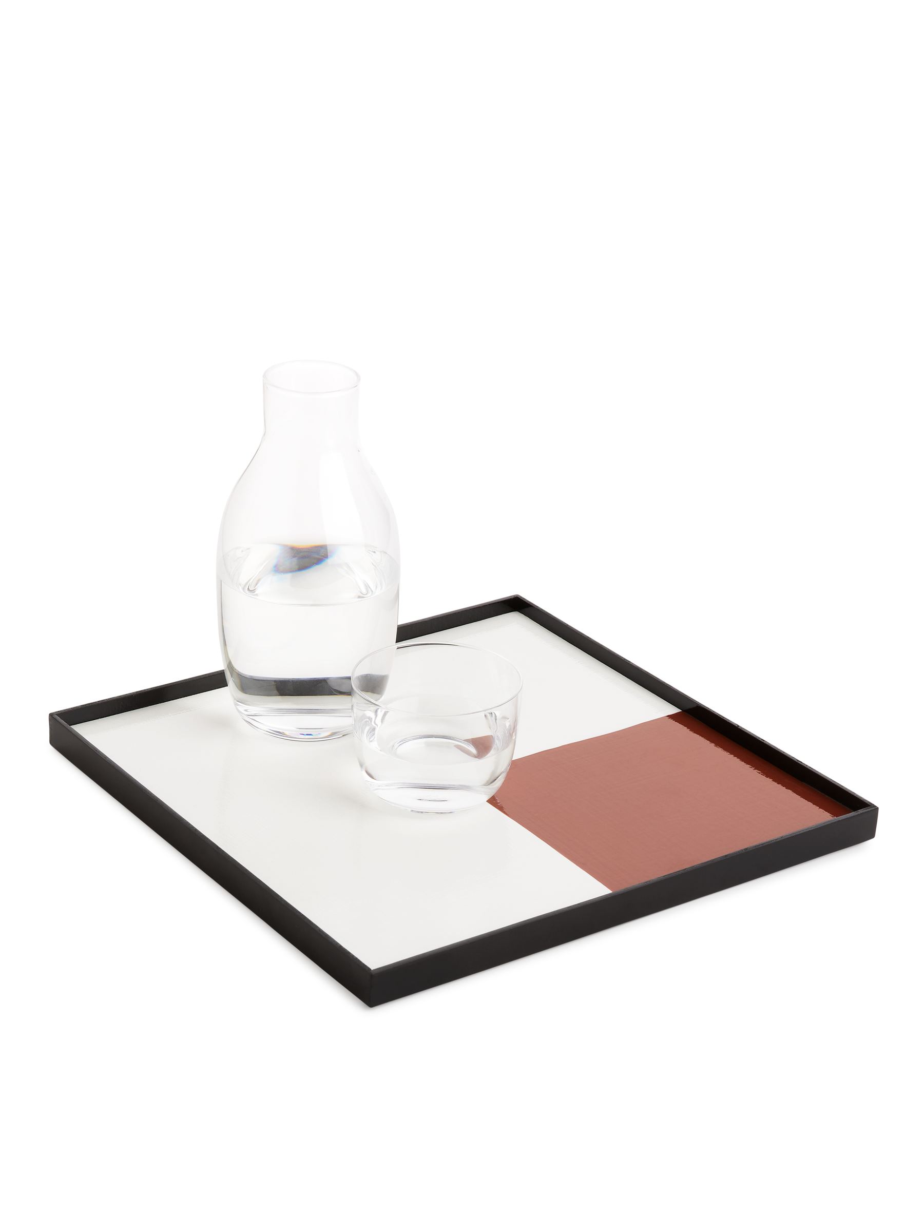 Plateau carré en bois Serax - Rouge/Blanc - Maison et décoration - StillMedia/DescriptiveDetail - 2