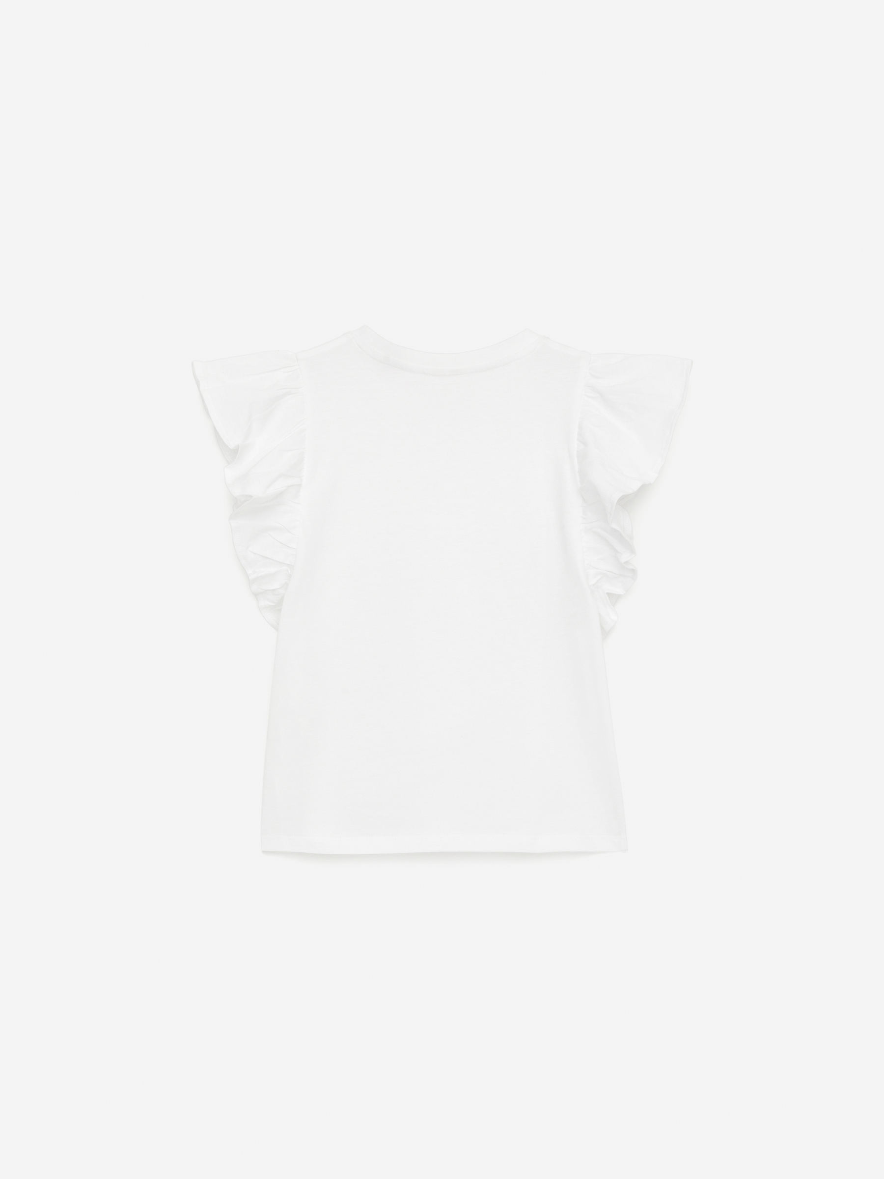 Frill Top - White - Regular fit - Children - StillMedia/DescriptiveStillLife - 3