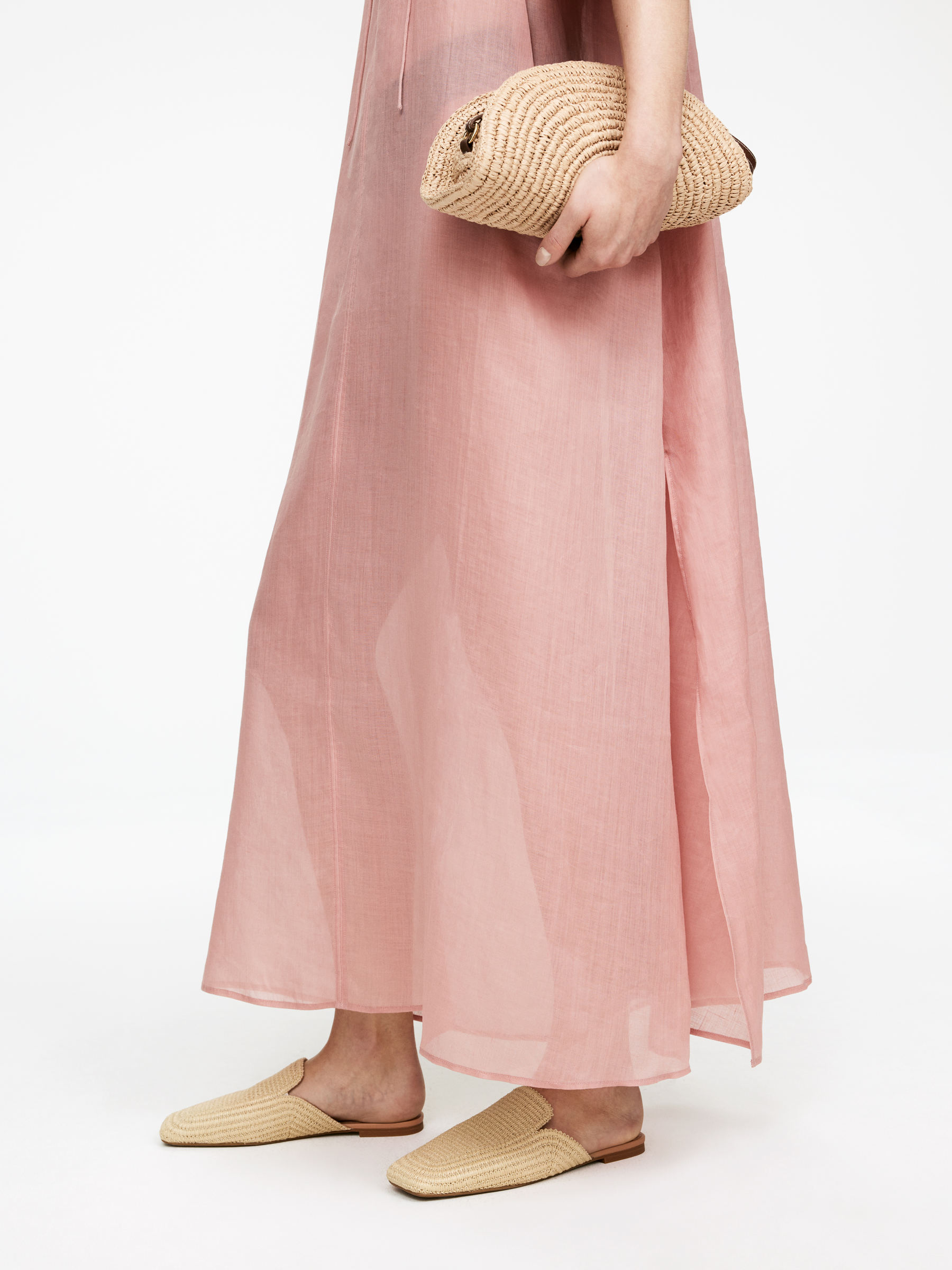 Flat Straw Mules - Light Beige - Women - StillMedia/Lookbook - 7