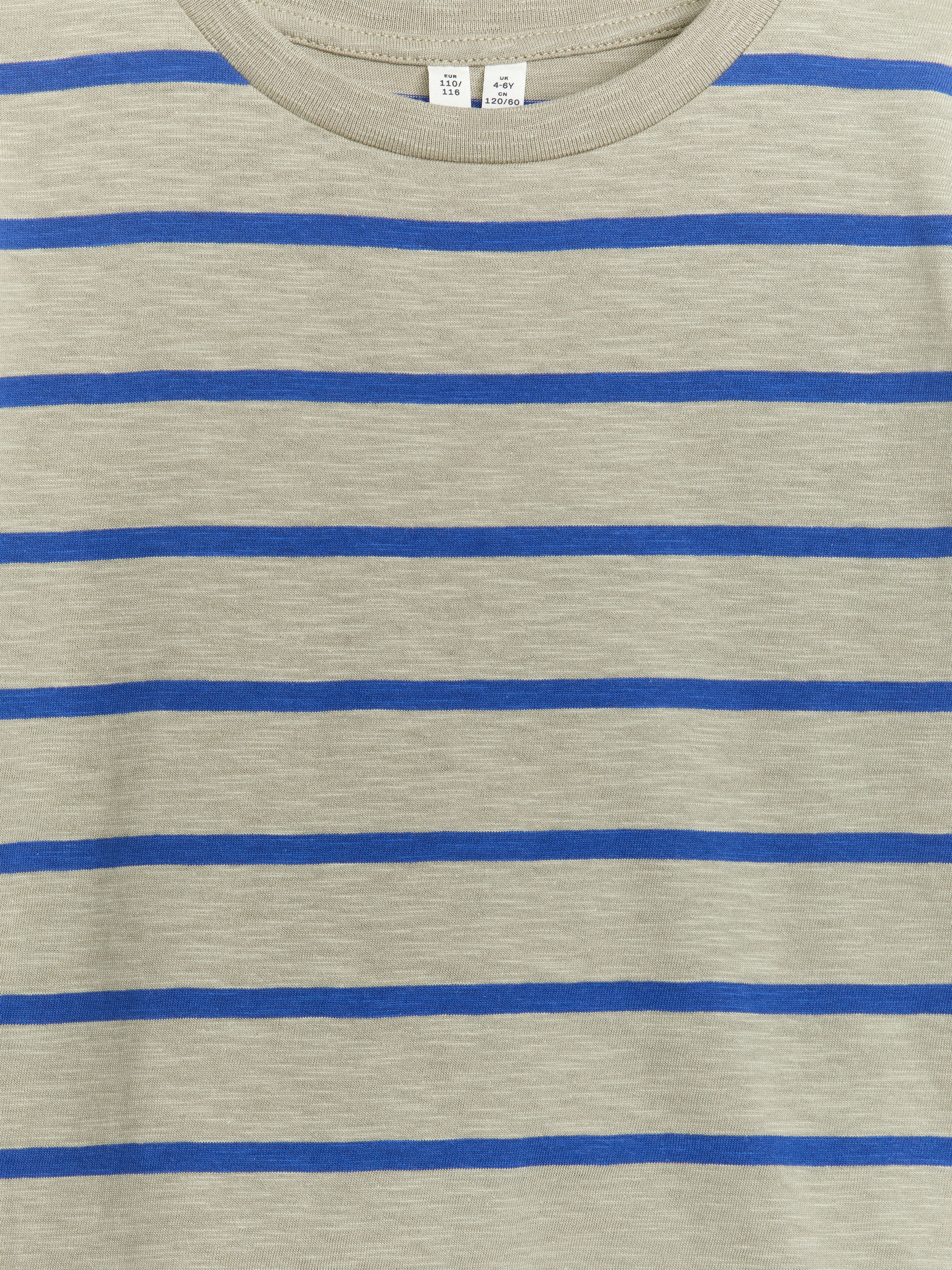 T-shirt in tessuto fiammato - Kaki/Blu - Oversize - Children - StillMedia/DescriptiveDetail - 2