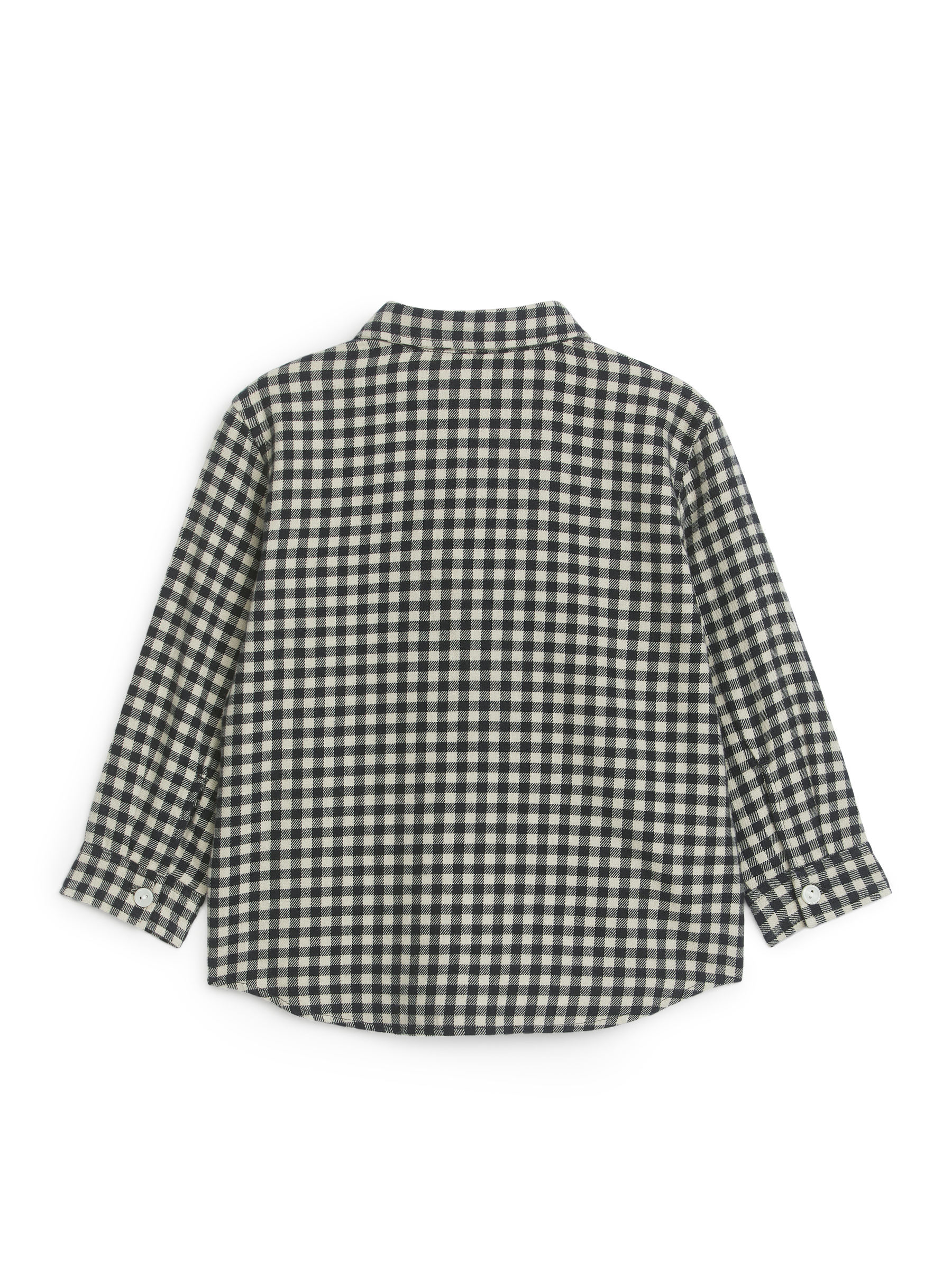 Kariertes Flanellhemd - Schwarz/Weiß - Regular Fit - Kinder - StillMedia/DescriptiveStillLife - 2