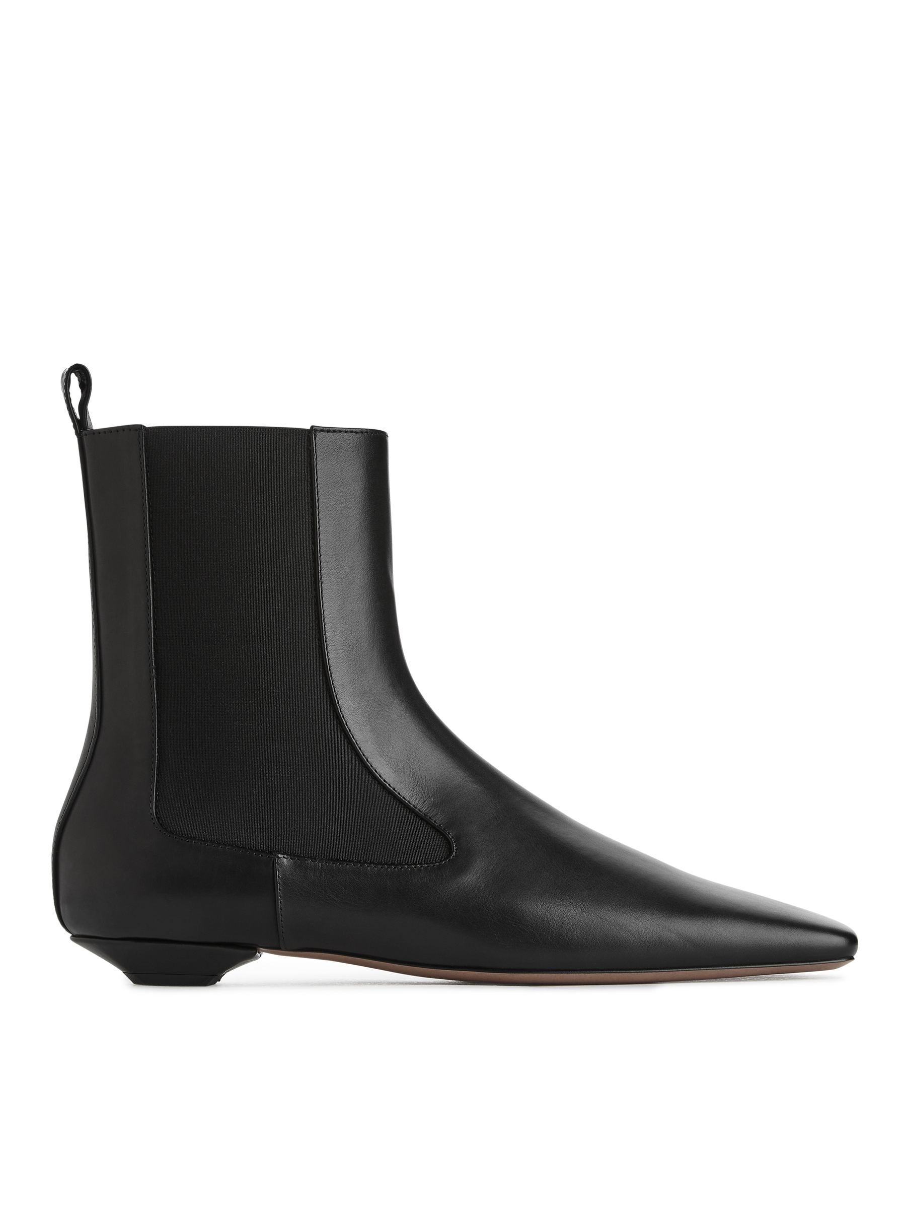 SquareToe Chelsea Boots-#272628-9085