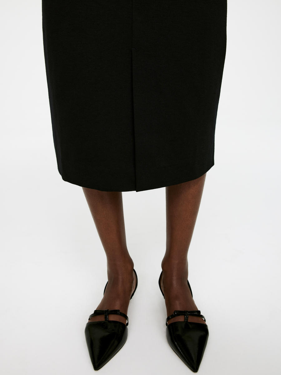 Slim Midi Skirt-#272628-13832