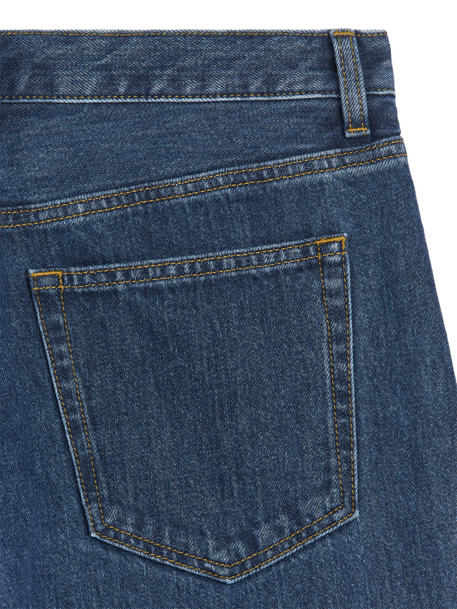 CLOUD Low Loose Jeans-#455F8E-13427