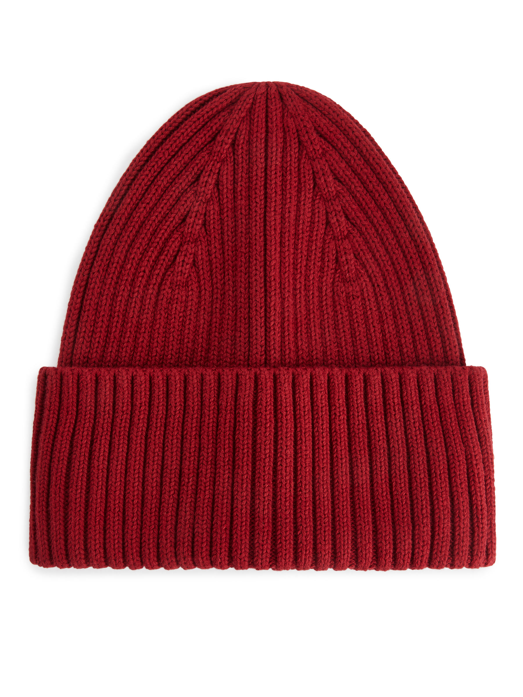 Rib Knit Beanie-#702B33-11686