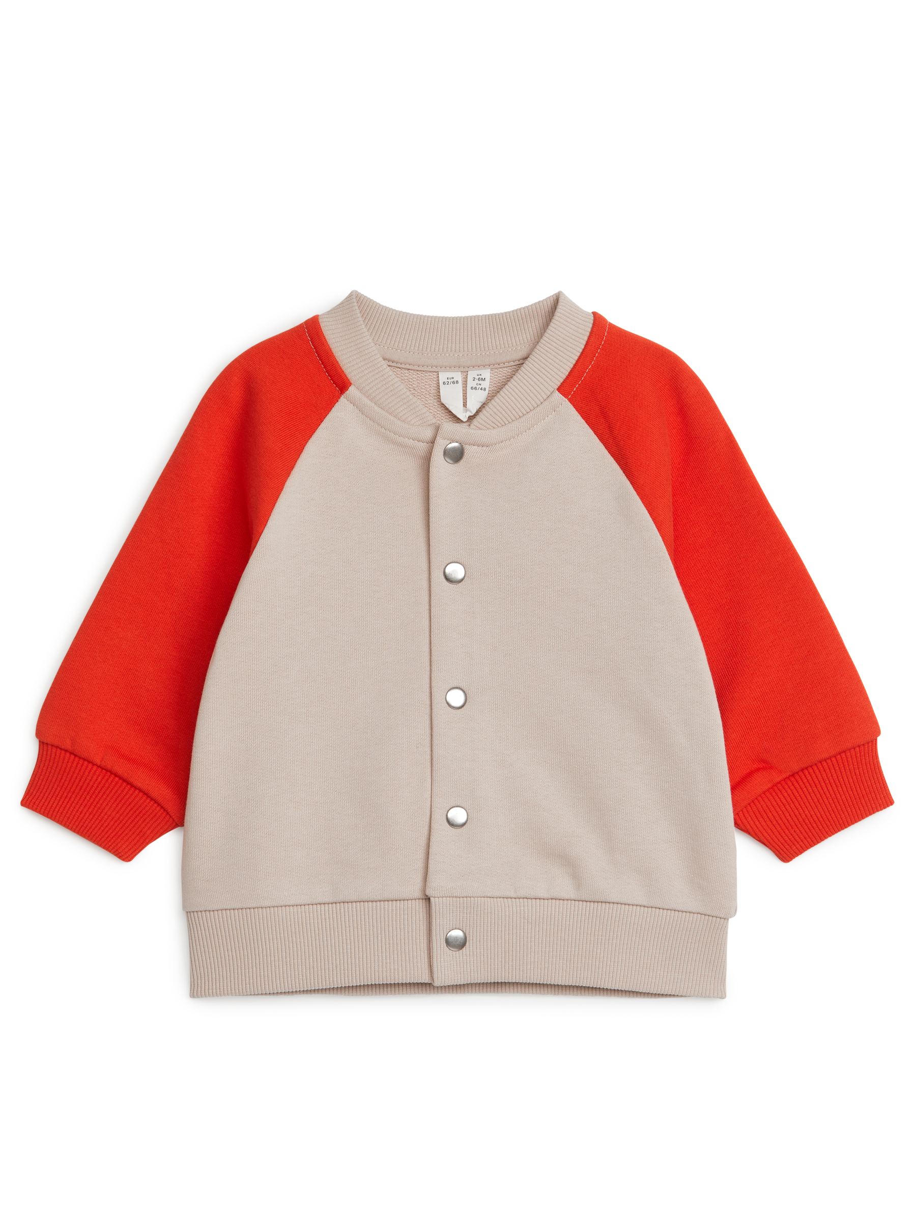 Chaqueta estilo universitario de punto - Naranja/beige - Corte estándar - Children - StillMedia/DescriptiveStillLife - 3