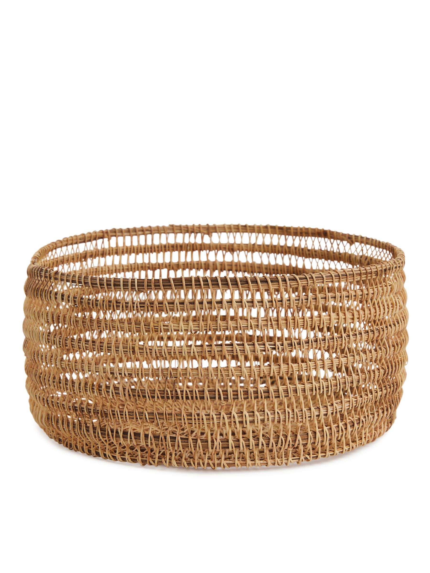 Woven Storage Basket - Natural - Homeware - StillMedia/DescriptiveStillLife - 2