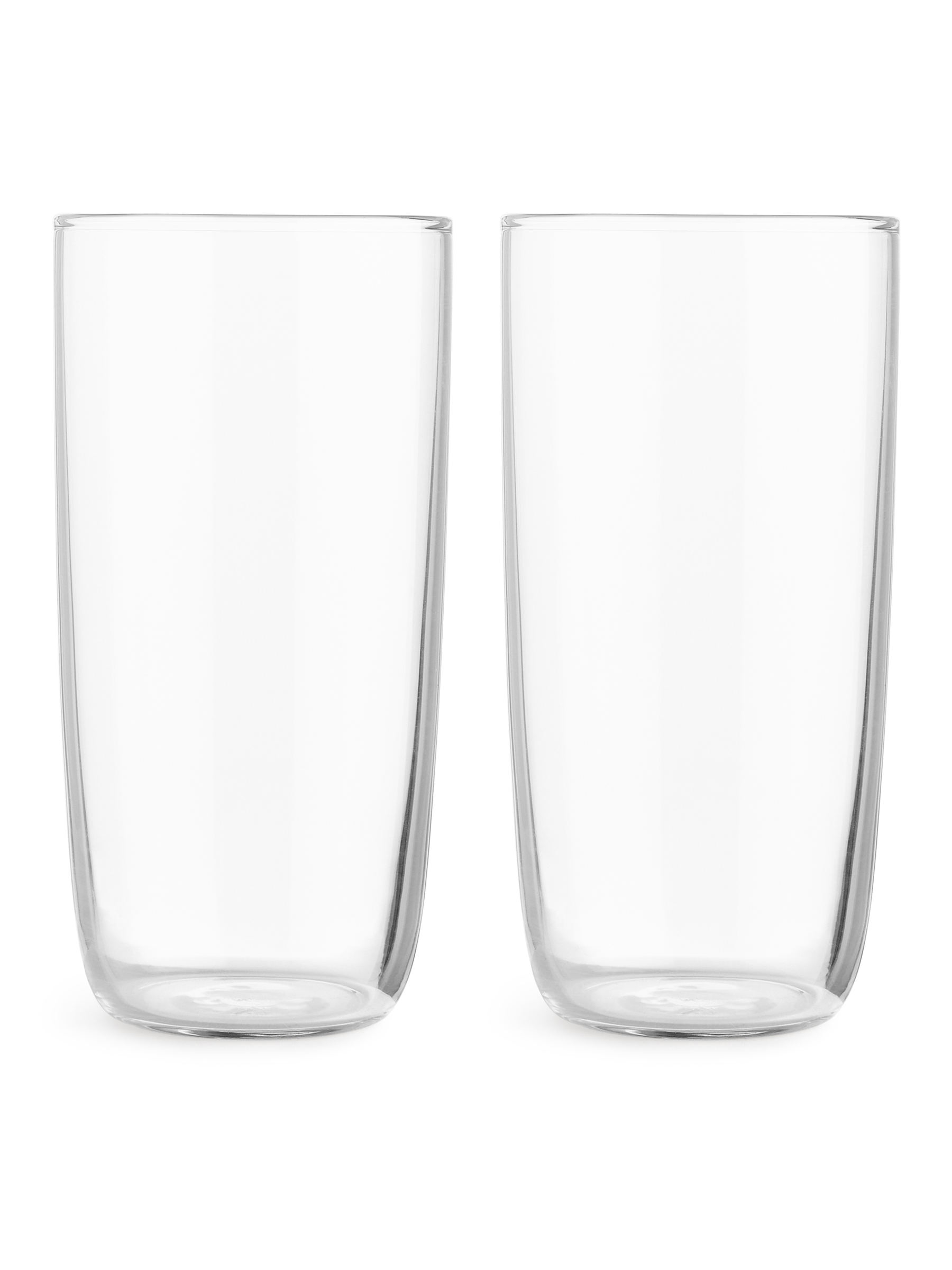 Tall Drinking Glass Set 2 - Clear Glass - Homeware - StillMedia/DescriptiveStillLife - 3