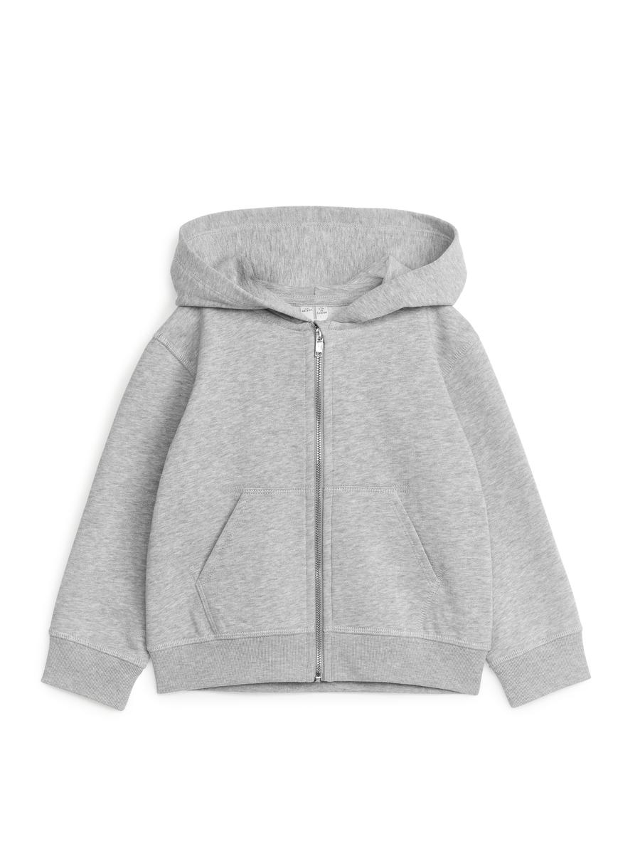 Zip Hoodie-#B9BABC-4970